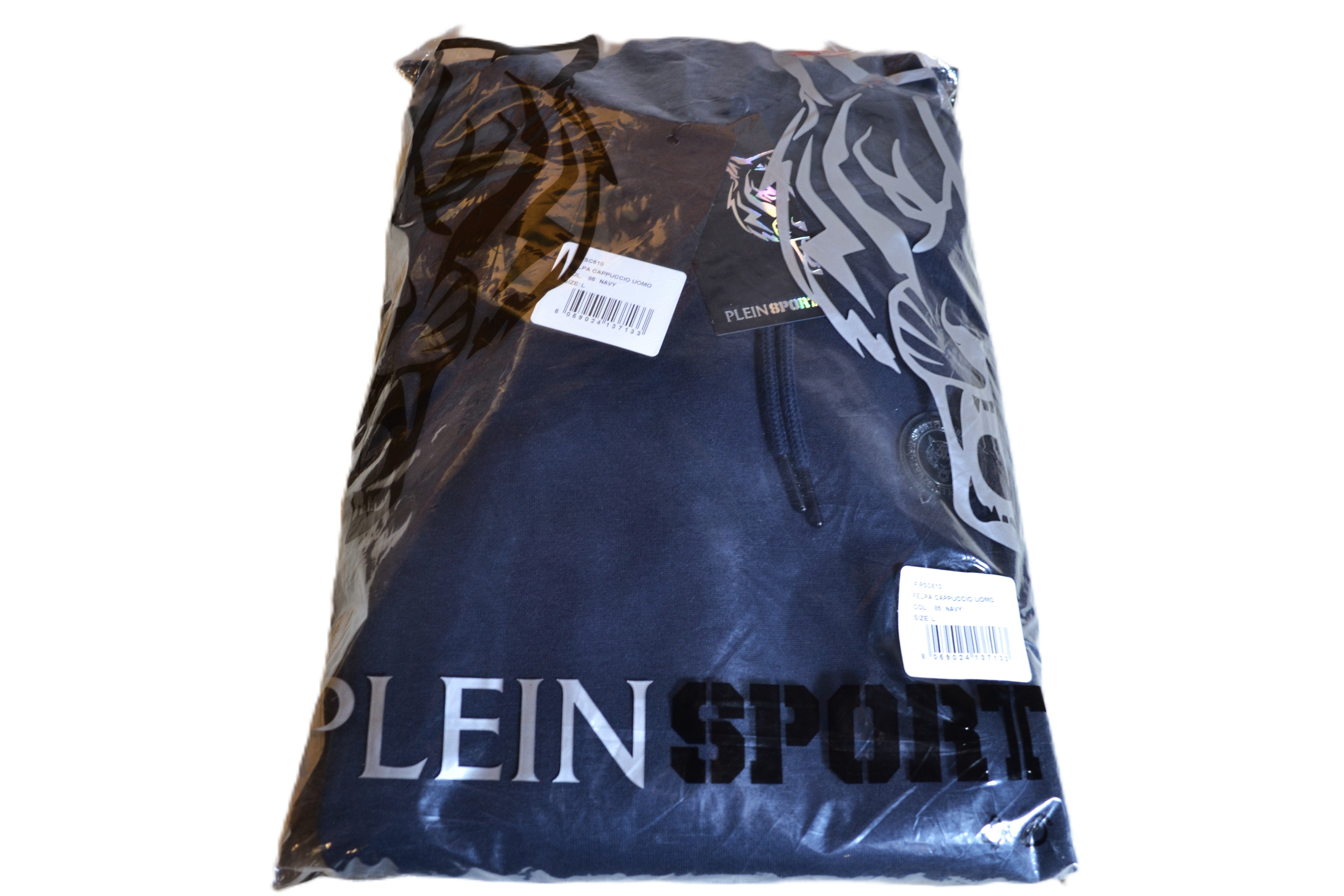 Sudadera con capucha PLEIN SPORT para hombre color azul, FIPSC610