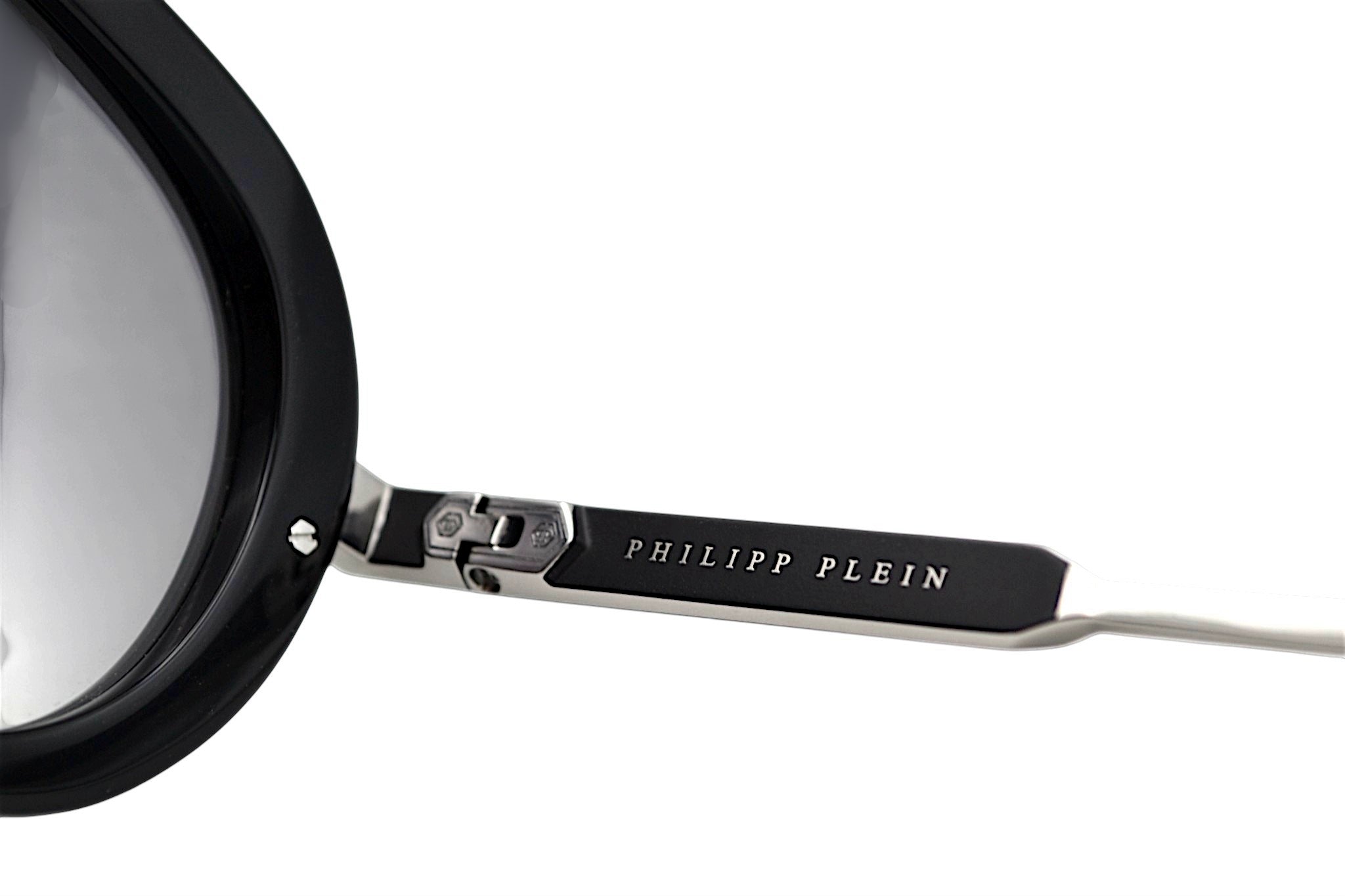 Gafas de sol Philipp Plein - PLEIN LEGACY SPP151 700Y Diseño de titanio y acetato para hombre