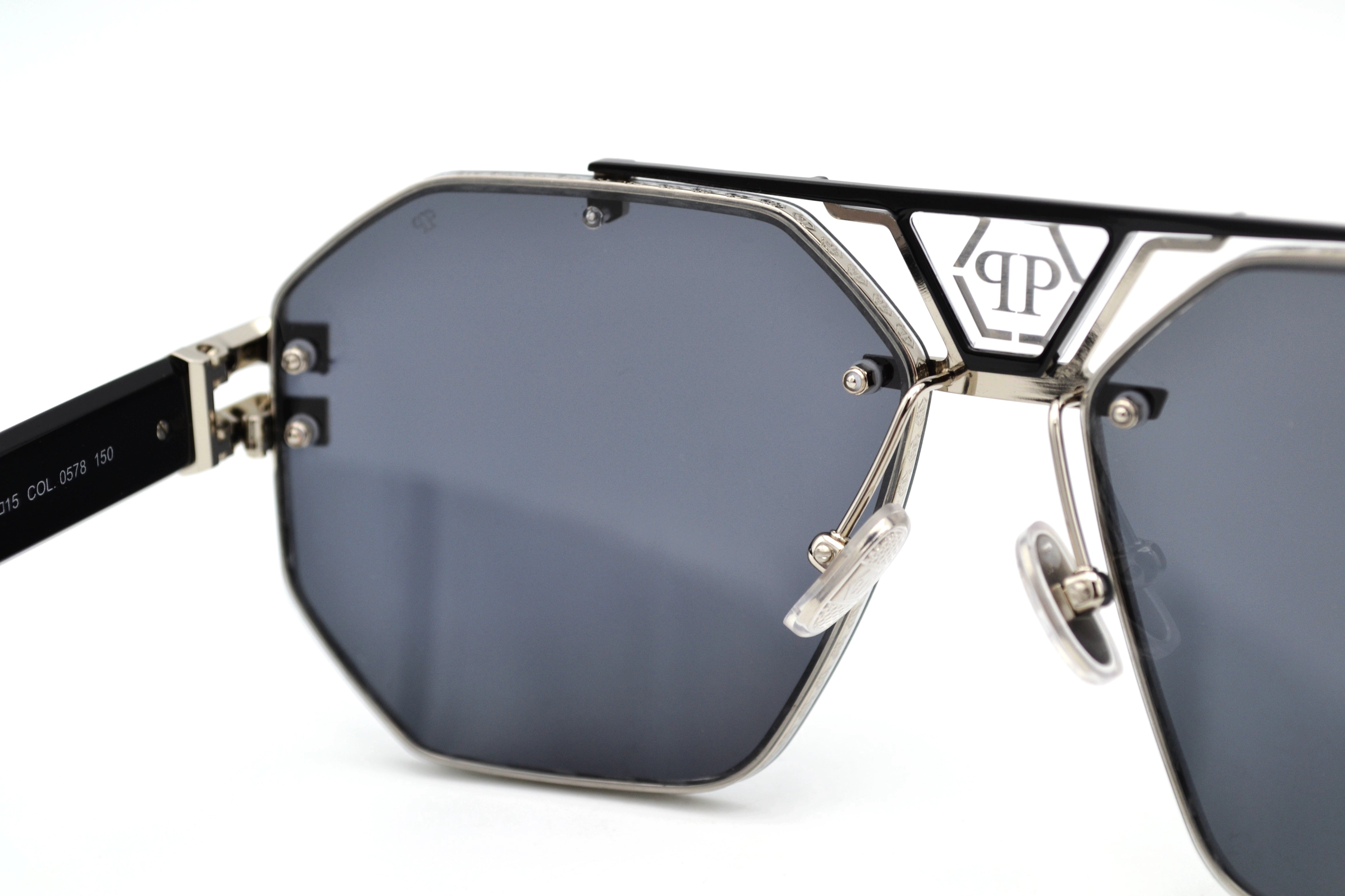 Philipp Plein Sunglasses - Plein ICON Silver Metal Design for Men