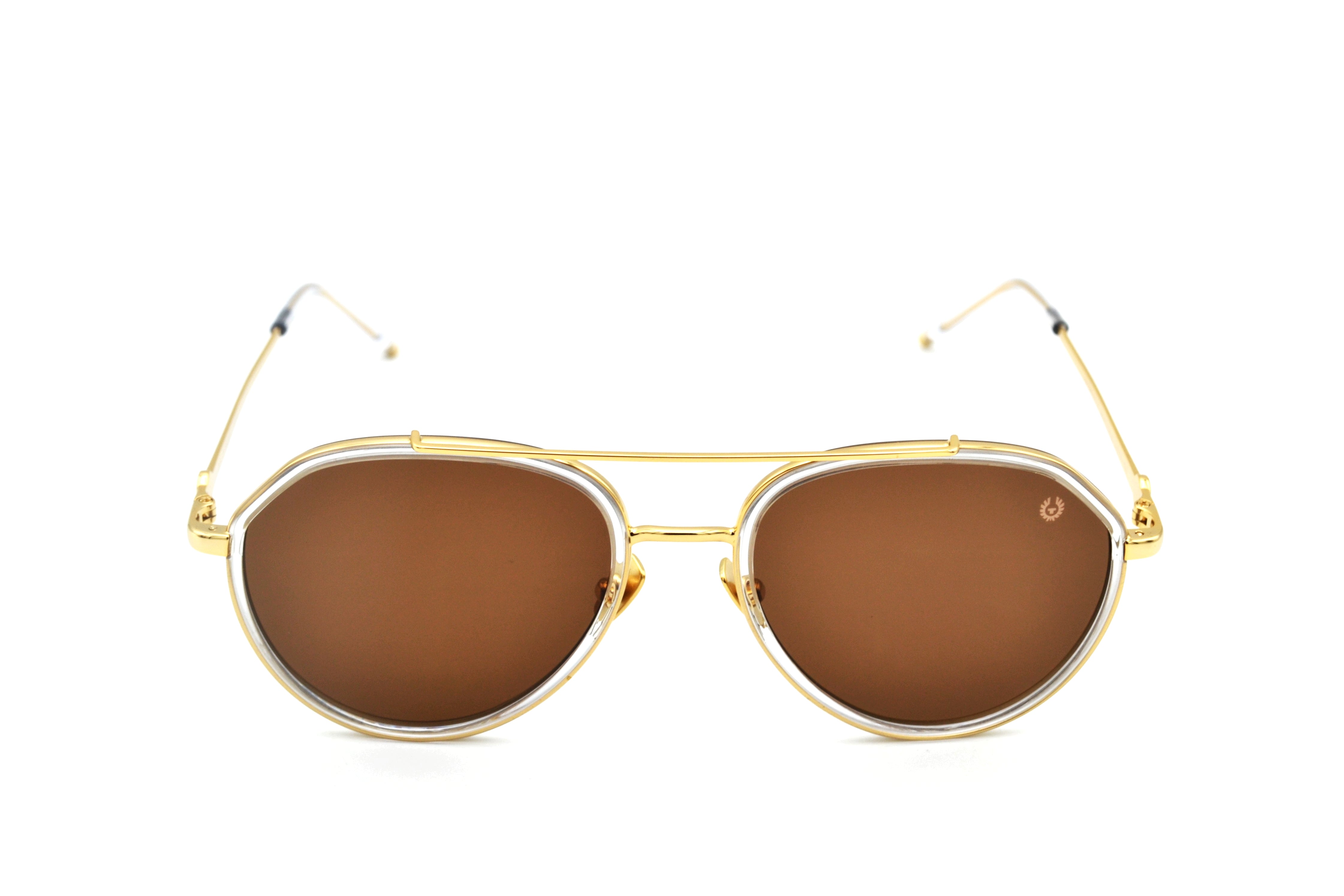 Gafas de sol Belstaff ROADMASTER II, Diseño de aviador de metal, Fabricado en Japón