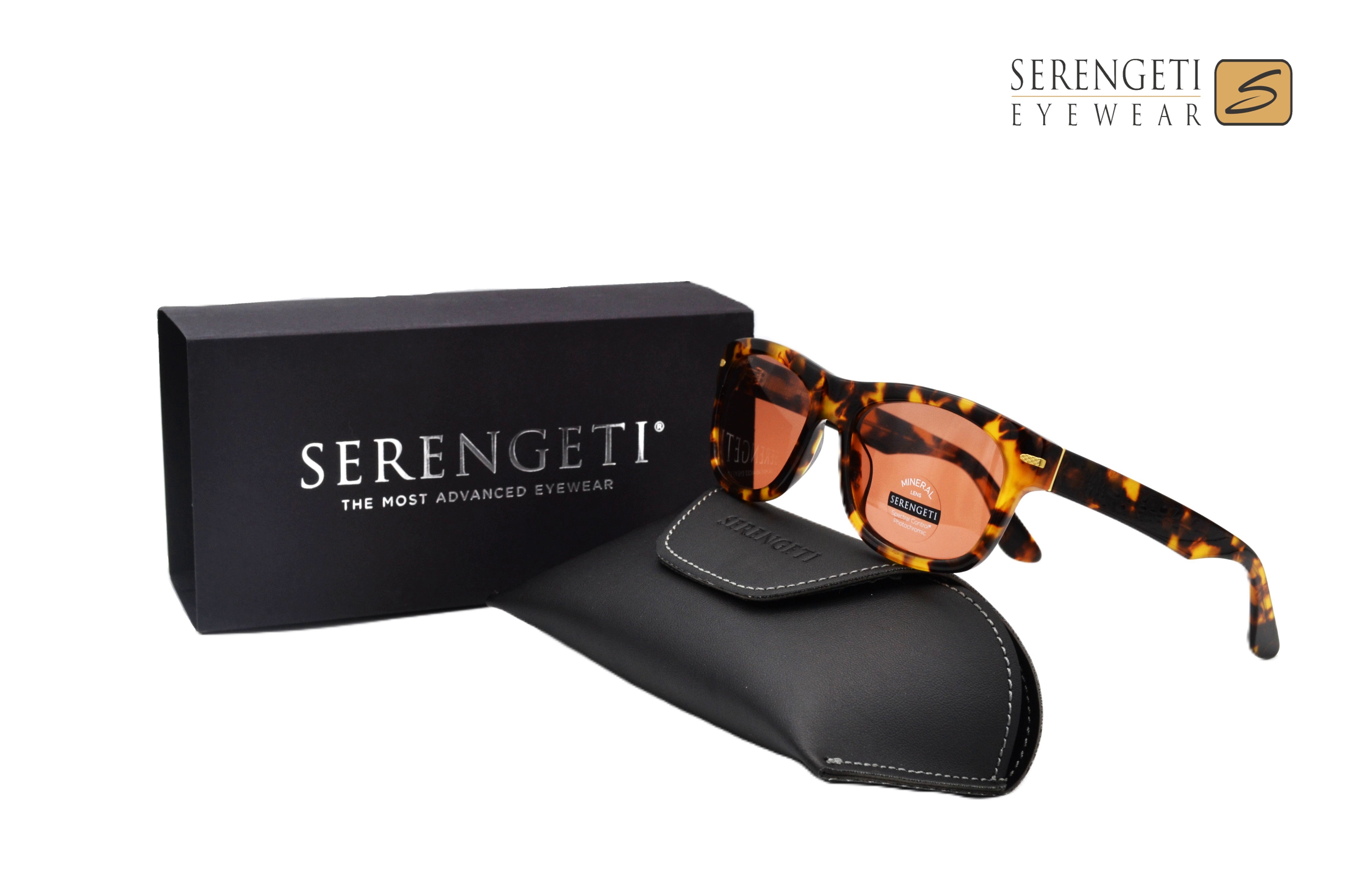 Gafas de sol Serengeti FOYT SS549006 Cristal mineral, diseño de acetato, para hombre