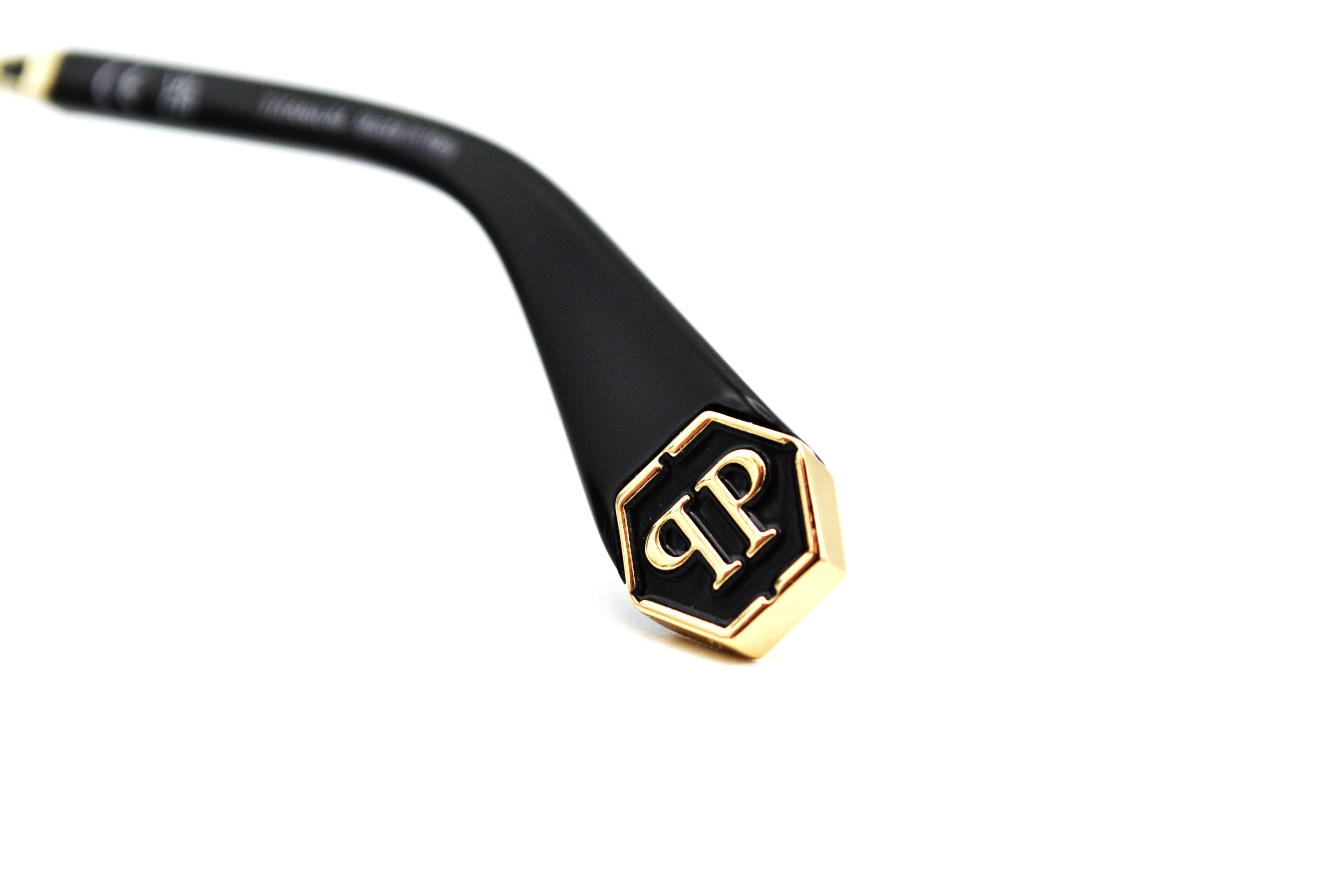 Gafas de sol Philipp Plein - PLEIN LEGACY SPP151 0700 Diseño de titanio y acetato para hombre