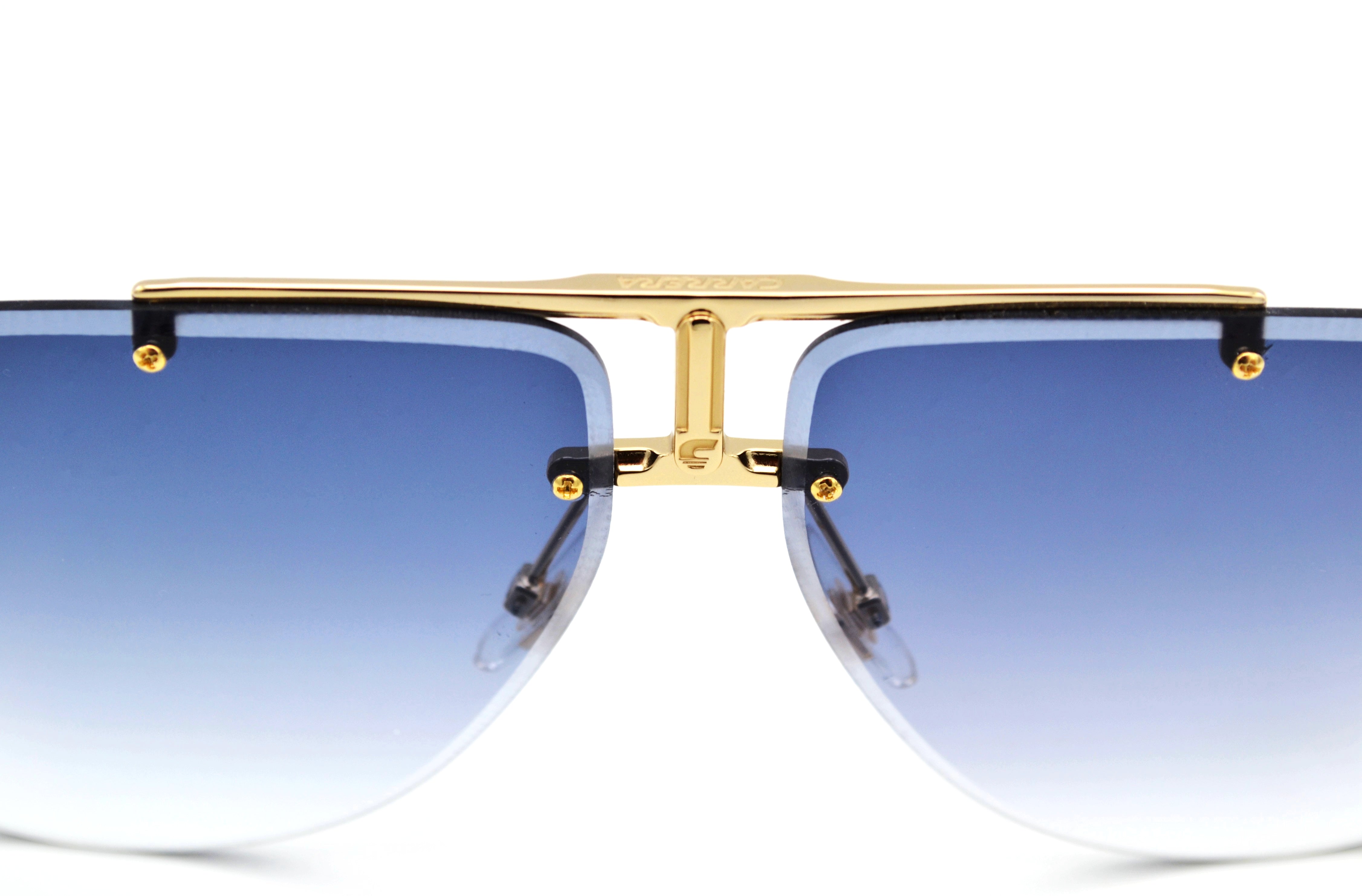 CARRERA sunglasses for men, rectangular design, gold metal 1052S RHL08