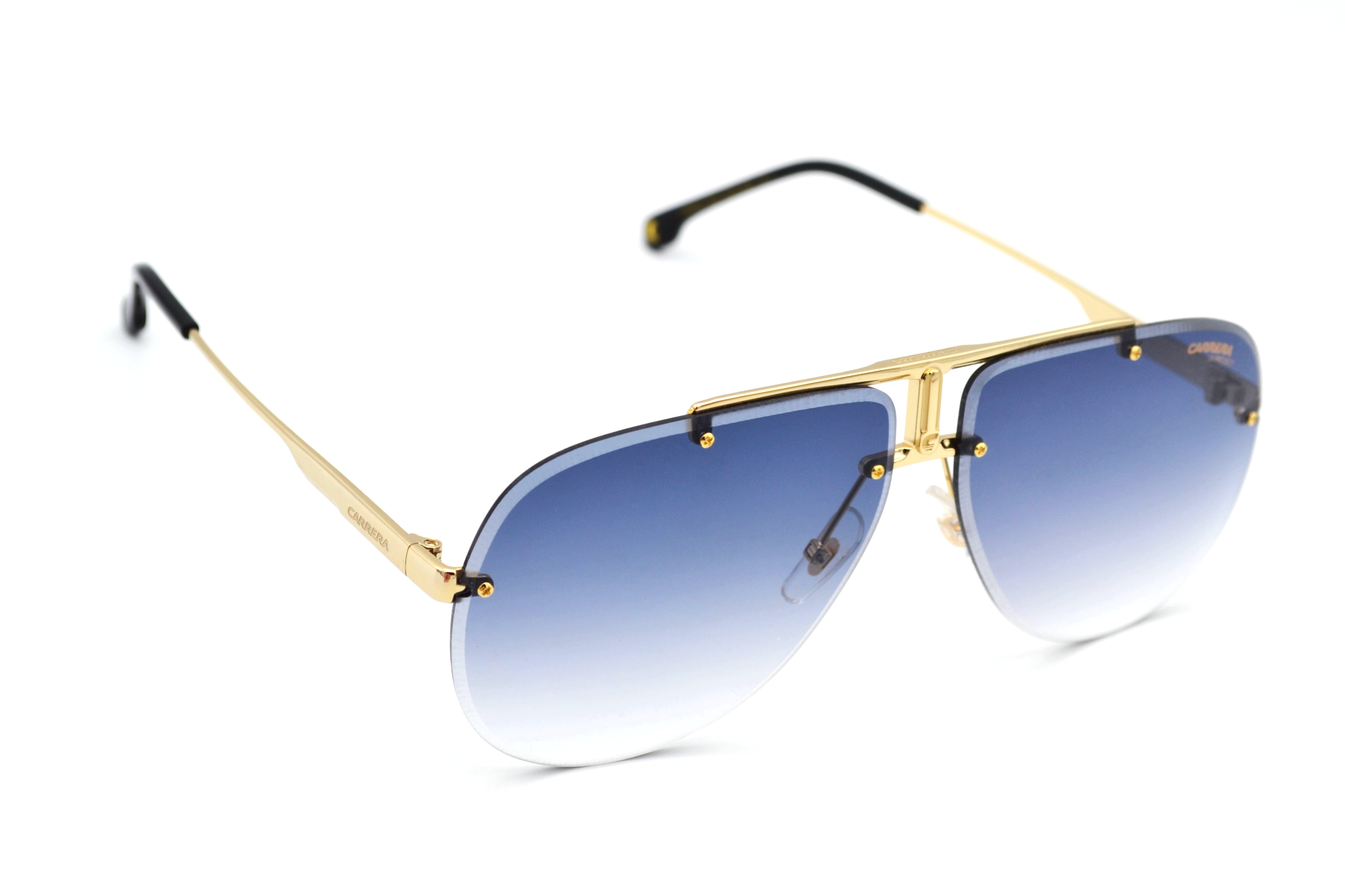 CARRERA sunglasses for men, rectangular design, gold metal 1052S RHL08