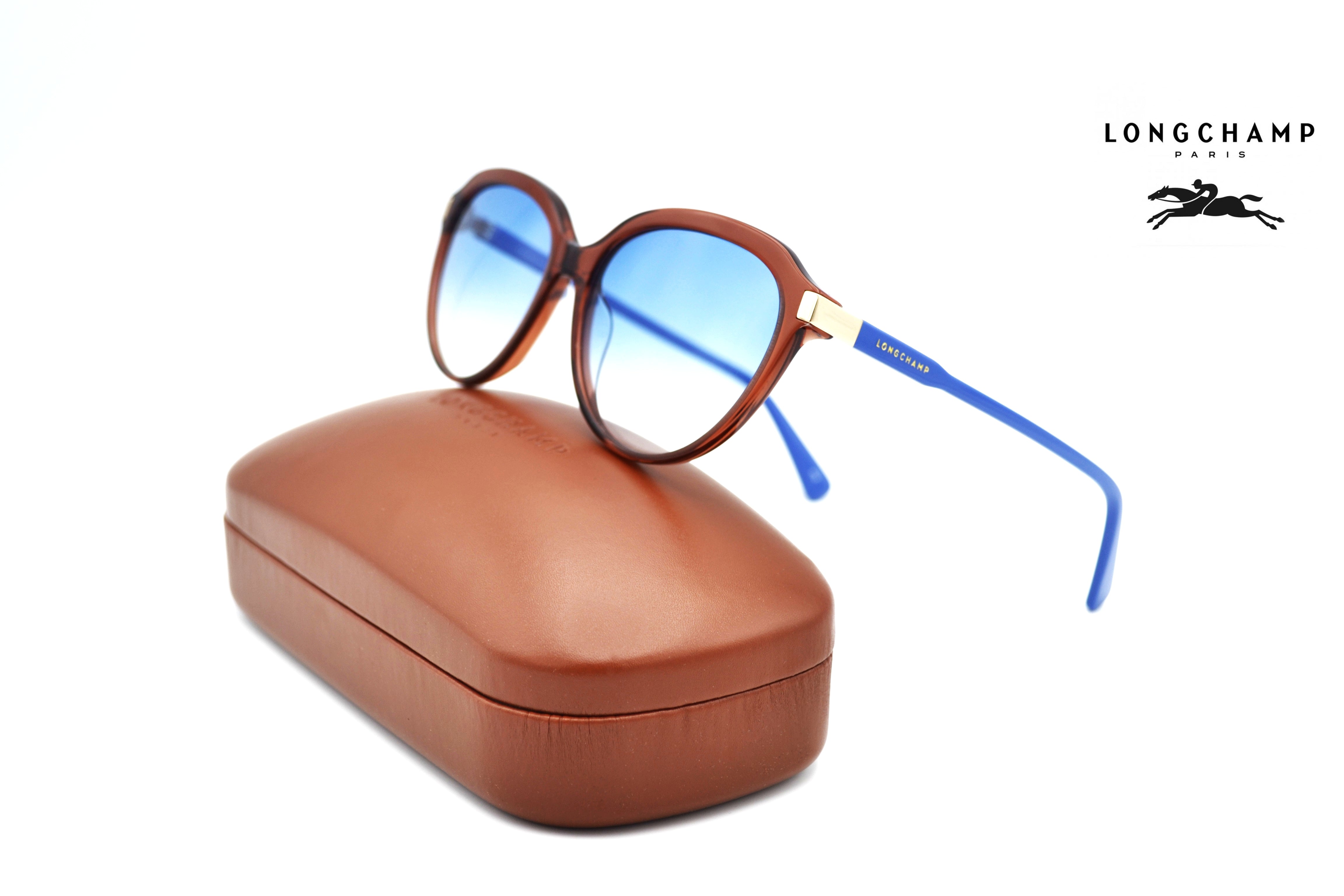 Gafas de sol Longchamp  LO640S 205 - Diseño de acetato y metal dorado para mujer