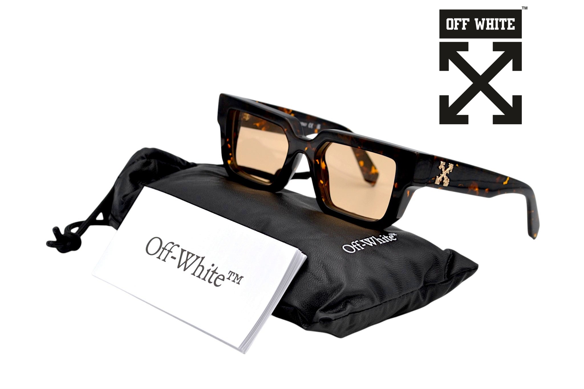 Gafas de sol Off White - SILVERSTONE OERI146 - Diseño de Acetato estilo carey, para hombre