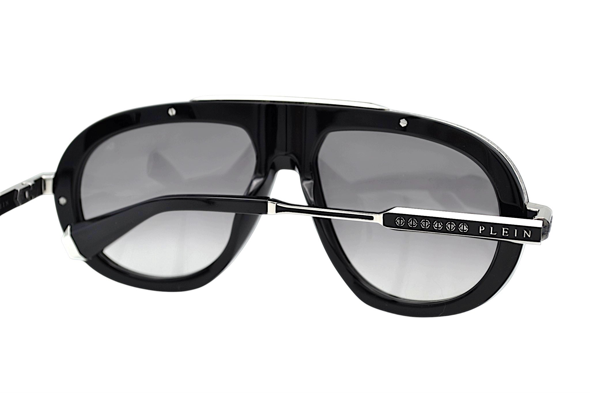 Gafas de sol Philipp Plein - PLEIN LEGACY SPP151 700Y Diseño de titanio y acetato para hombre