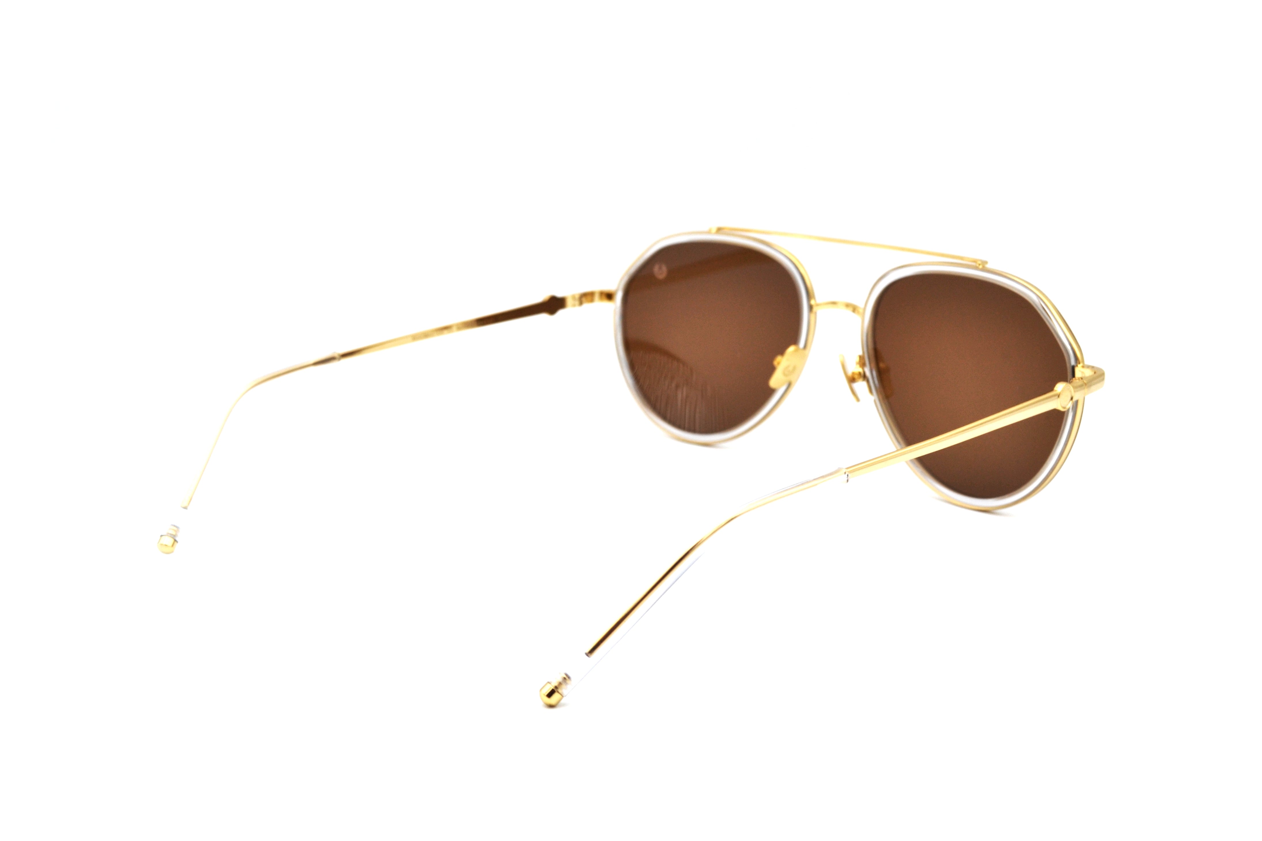 Gafas de sol Belstaff ROADMASTER II, Diseño de aviador de metal, Fabricado en Japón