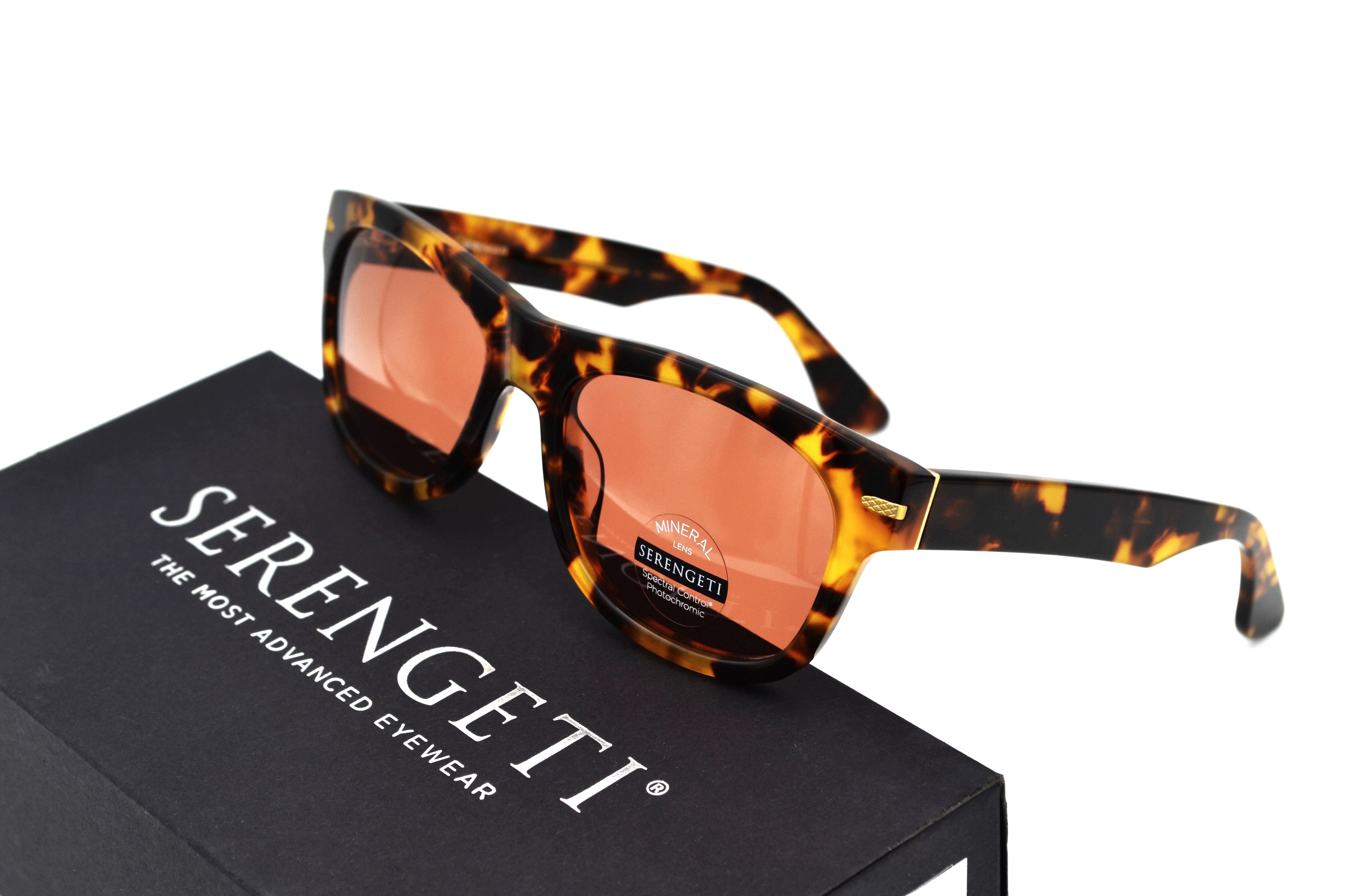 Gafas de sol Serengeti FOYT SS549006 Cristal mineral, diseño de acetato, para hombre