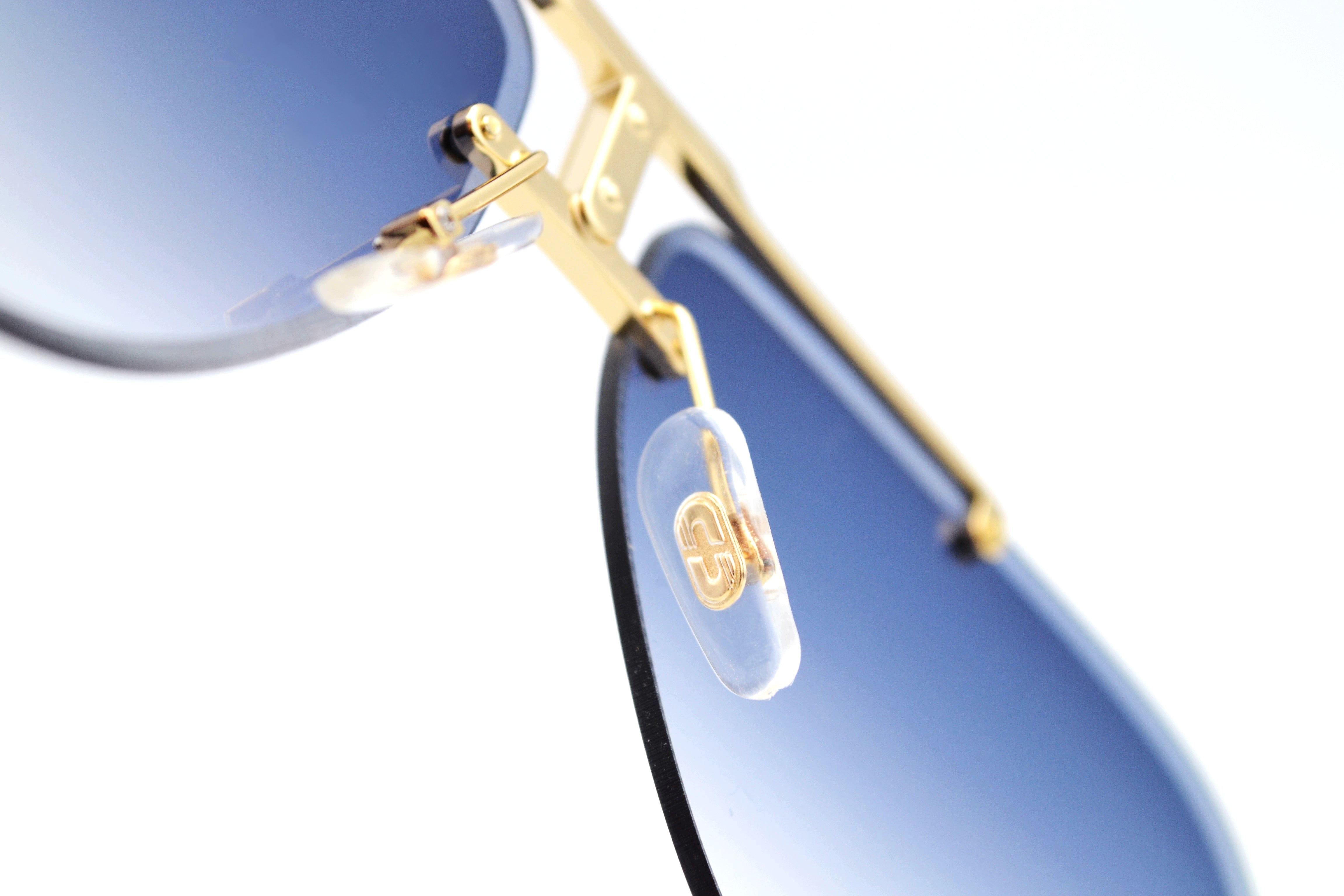 CARRERA sunglasses for men, rectangular design, gold metal 1052S RHL08