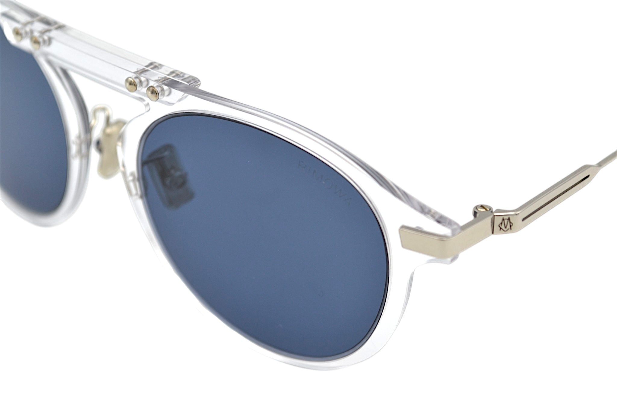 Gafas de sol RIMOWA RW40005U - Diseño redondo de metacrilato transparente, para hombre