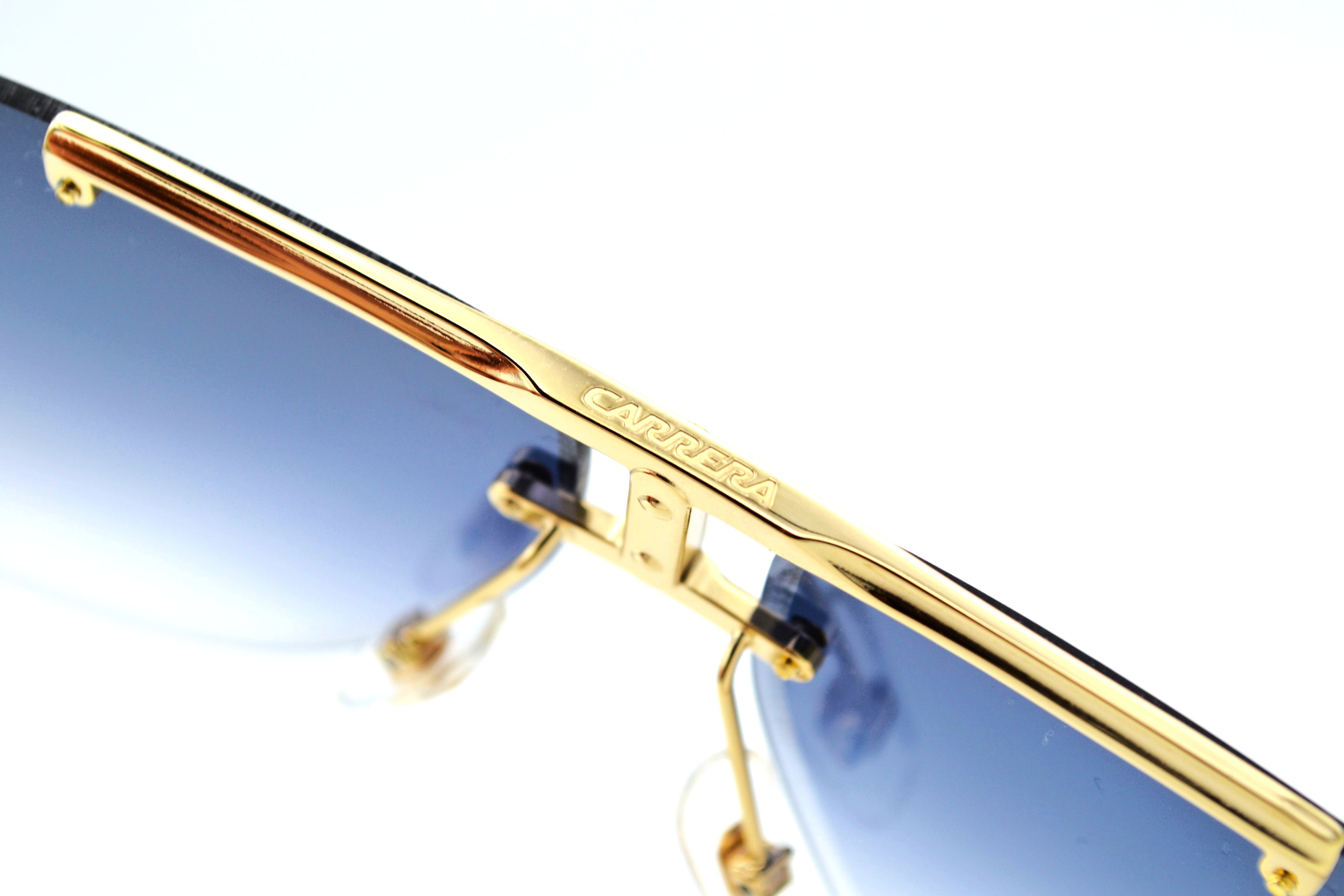 CARRERA sunglasses for men, rectangular design, gold metal 1052S RHL08