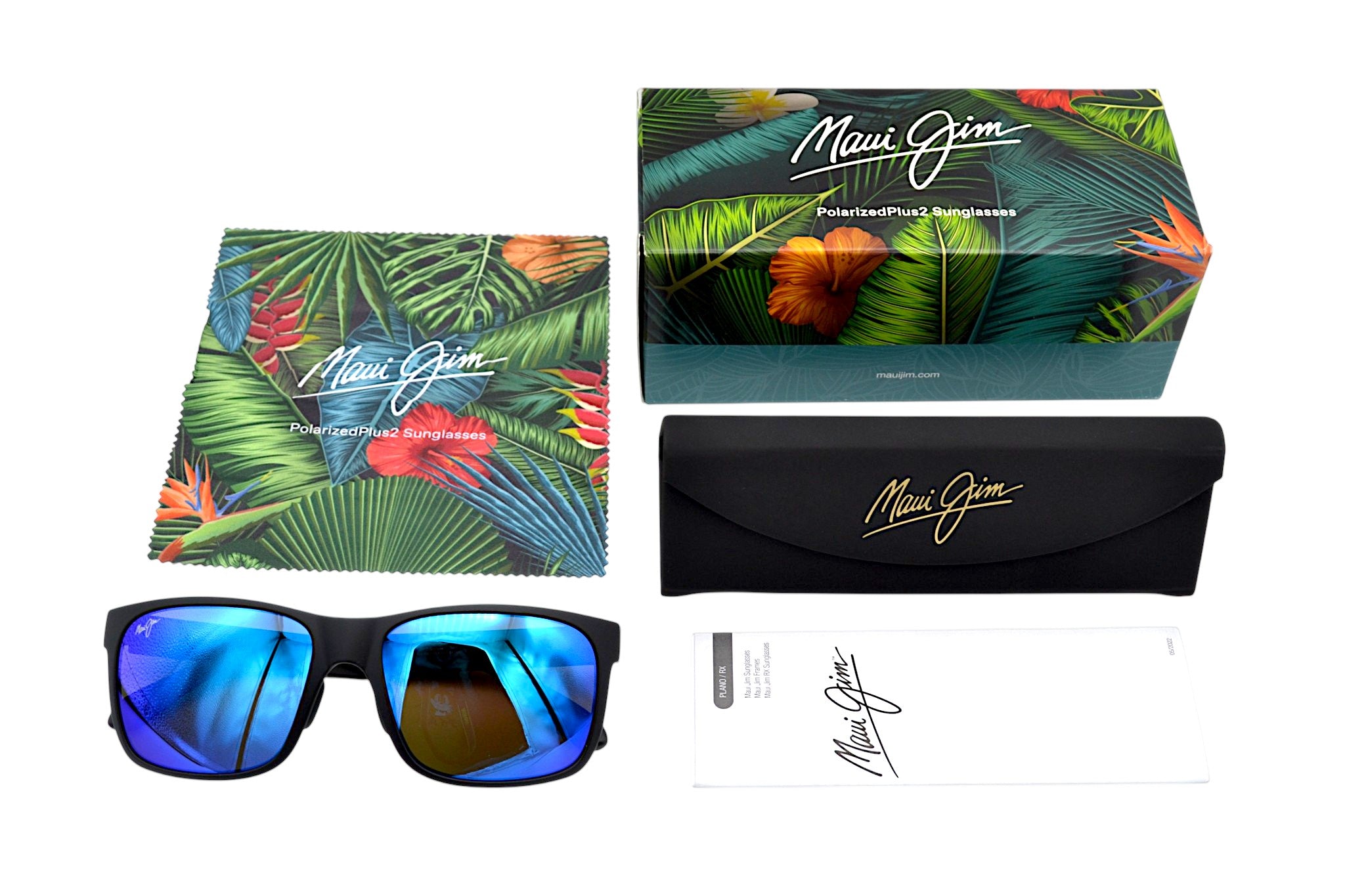 MAUI JIM Sunglasses - RED SANDS Lenses POLARIZED PLUS 2 Technology - MJ0432S 003