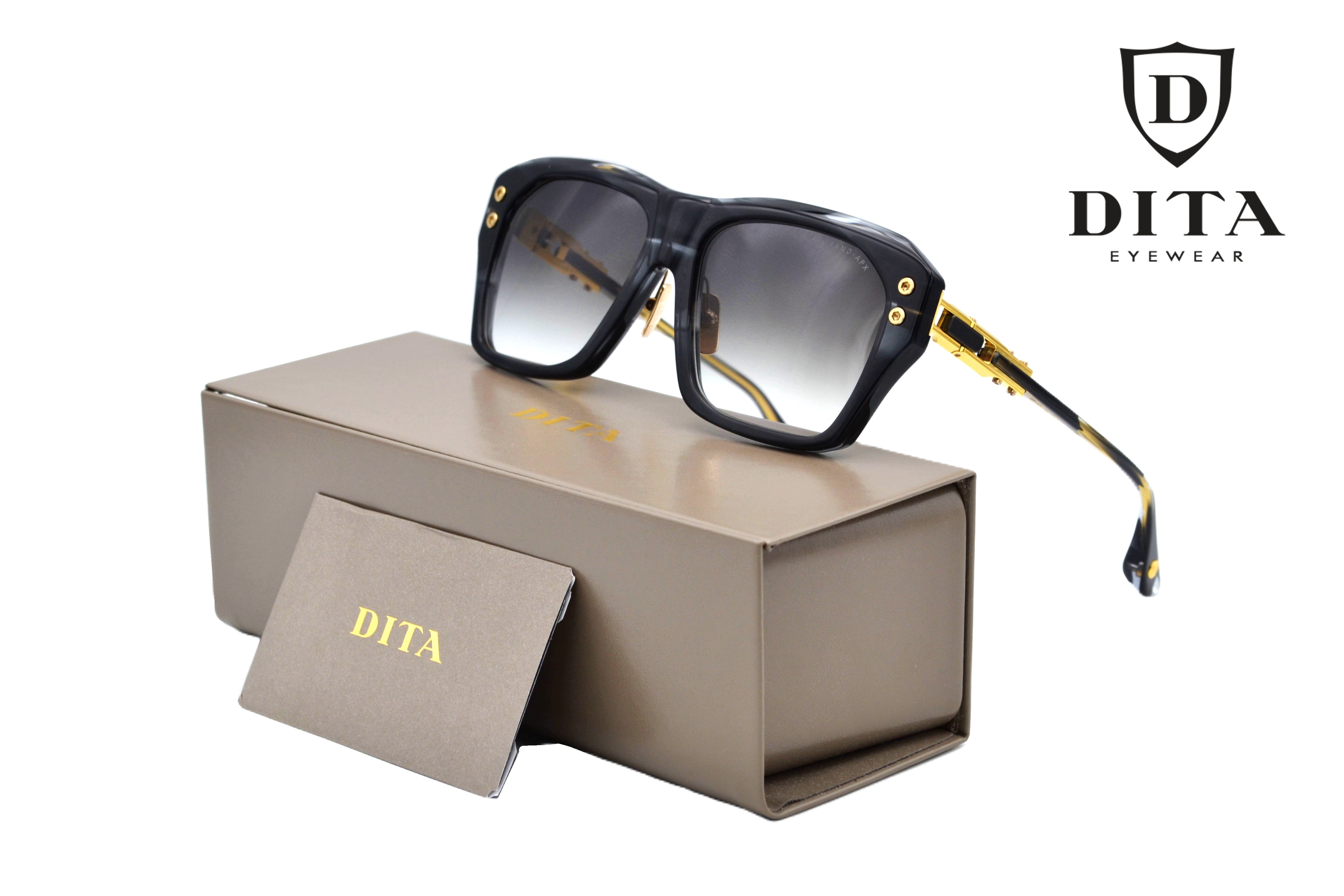 DITA Grand-Ax DTS 417-01A Sunglasses, Titanium Construction, Unisex