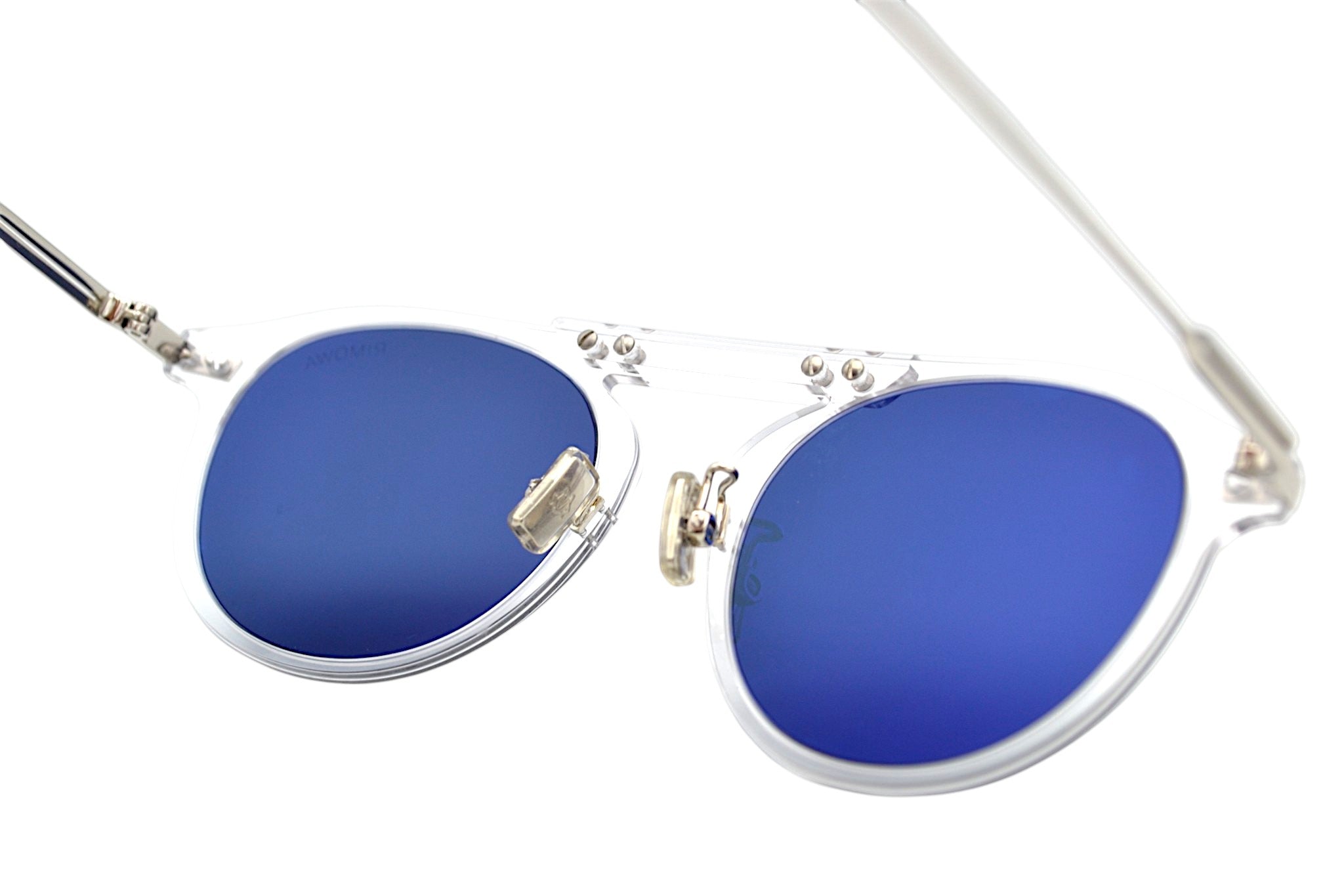 Gafas de sol RIMOWA RW40005U - Diseño redondo de metacrilato transparente, para hombre