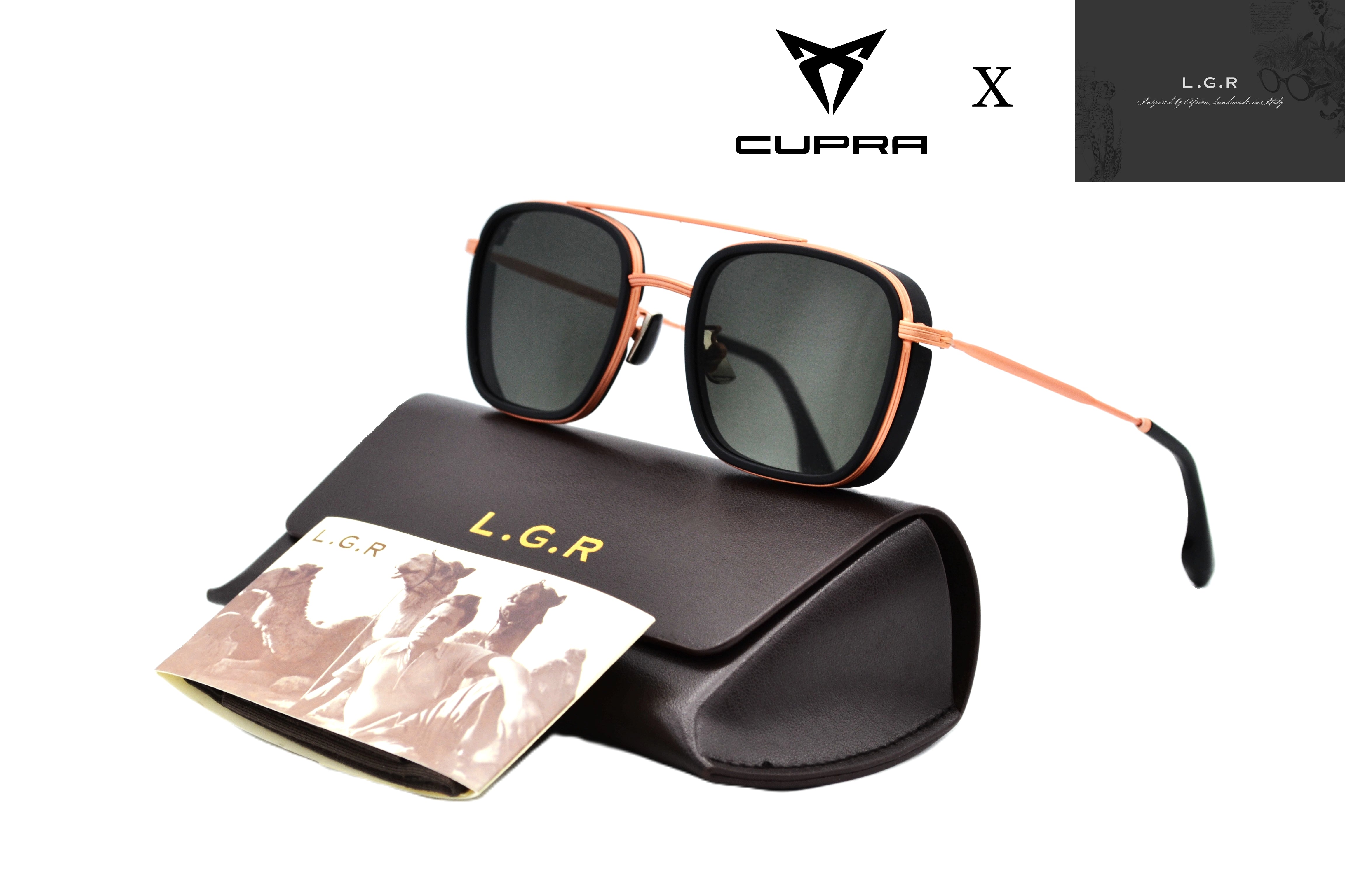 Gafas de sol L.G.R. x CUPRA  Diseño de metal y nailon - fabricado a mano en Italia Unisex