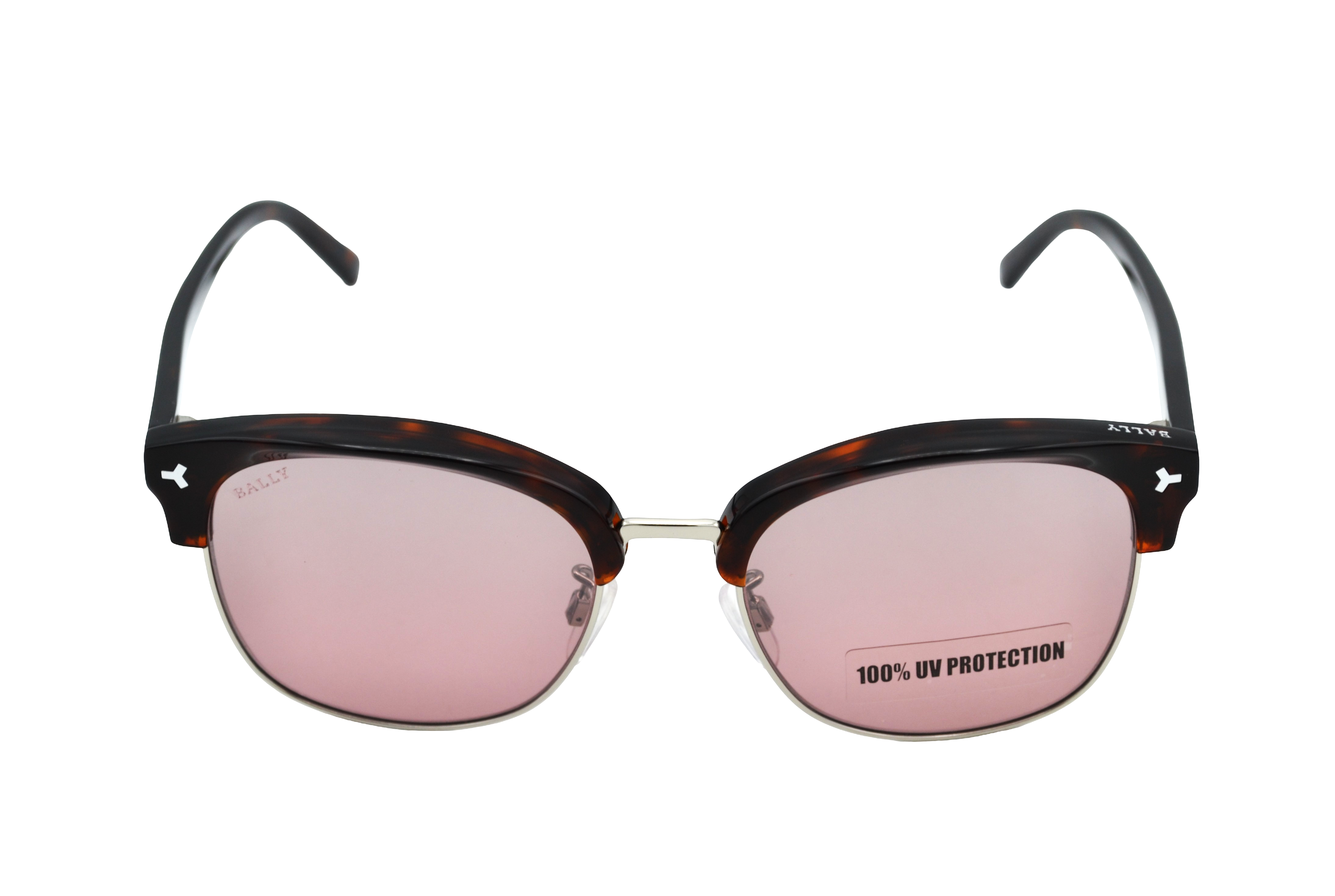 Gafas de sol Bally BY0012H 56U - Diseño rectangular de metal y acetato con logo Bally