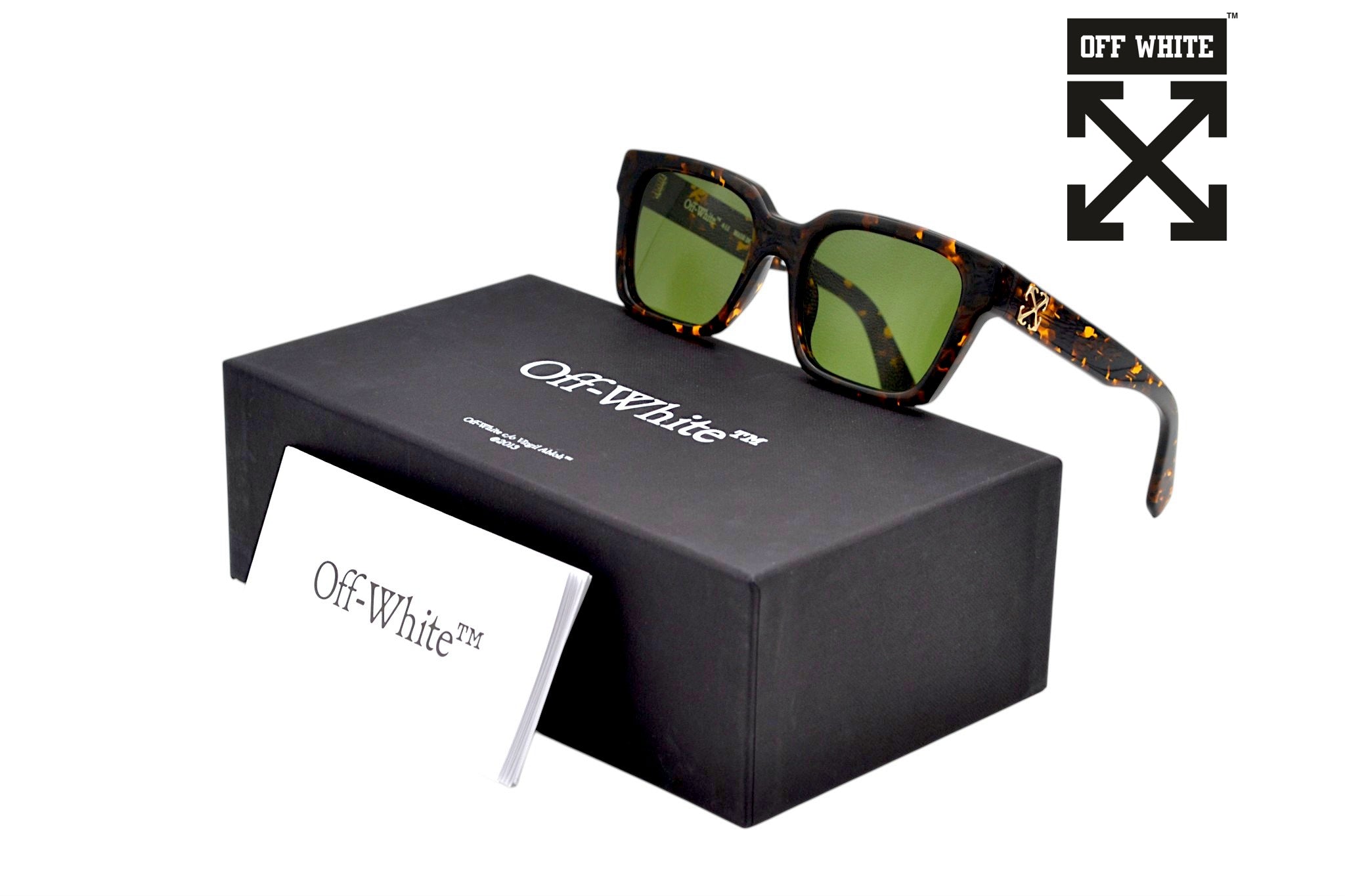Gafas de sol Off White - BRANSON OERI111 - Diseño de Acetato estilo carey, para hombre