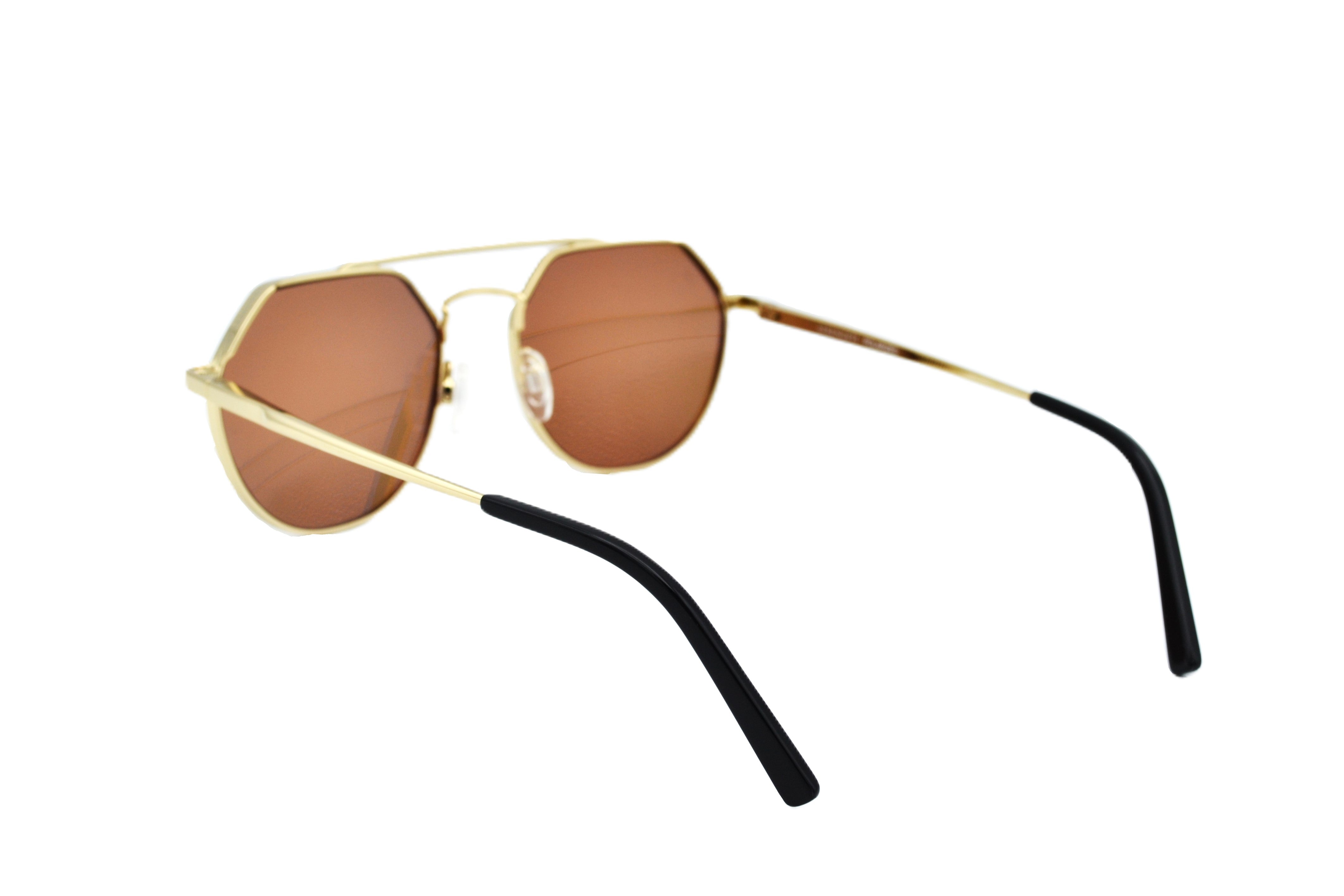 Gafas de sol Serengeti SHELBY SS533003 Diseño de metal dorado, unisex