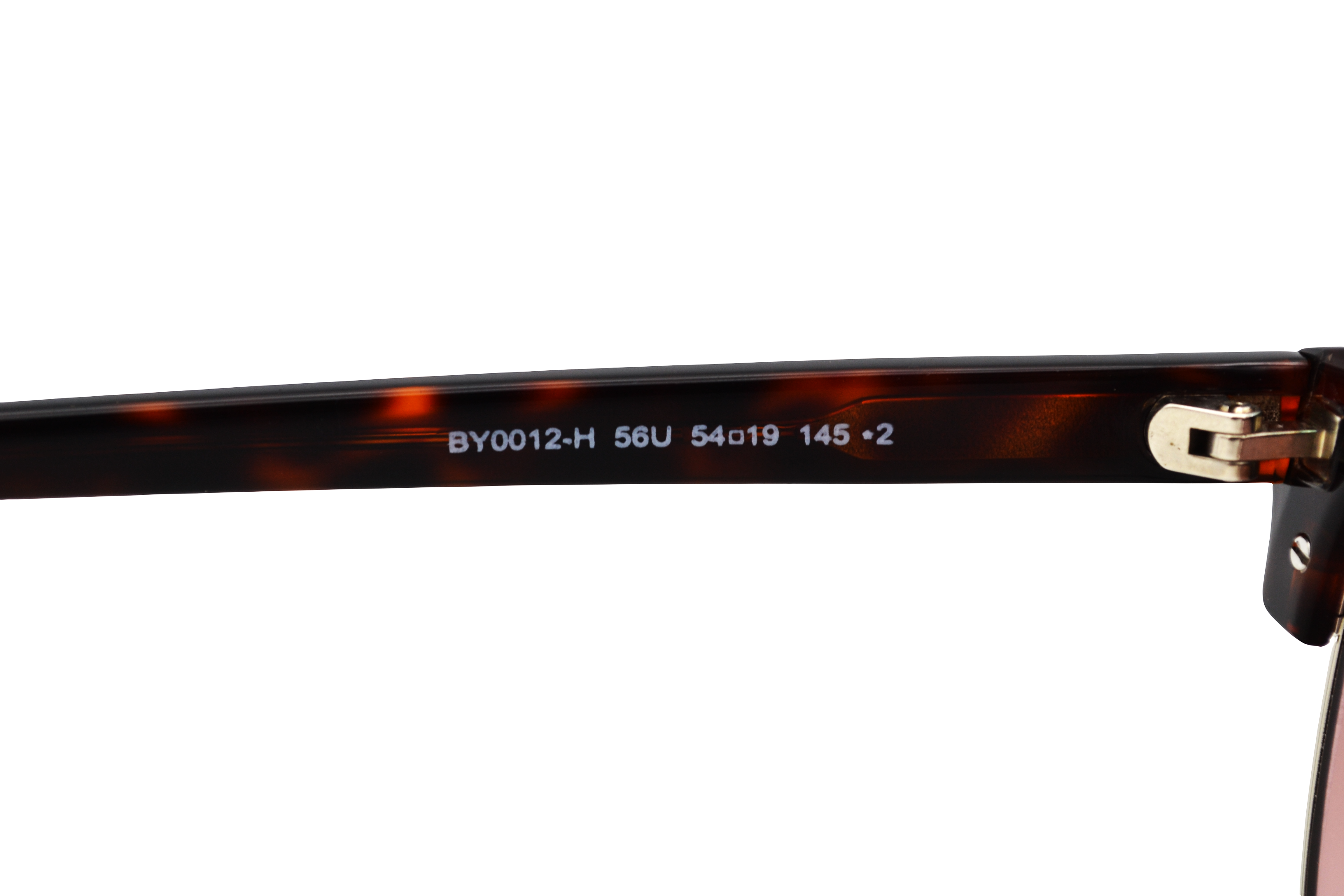 Gafas de sol Bally BY0012H 56U - Diseño rectangular de metal y acetato con logo Bally