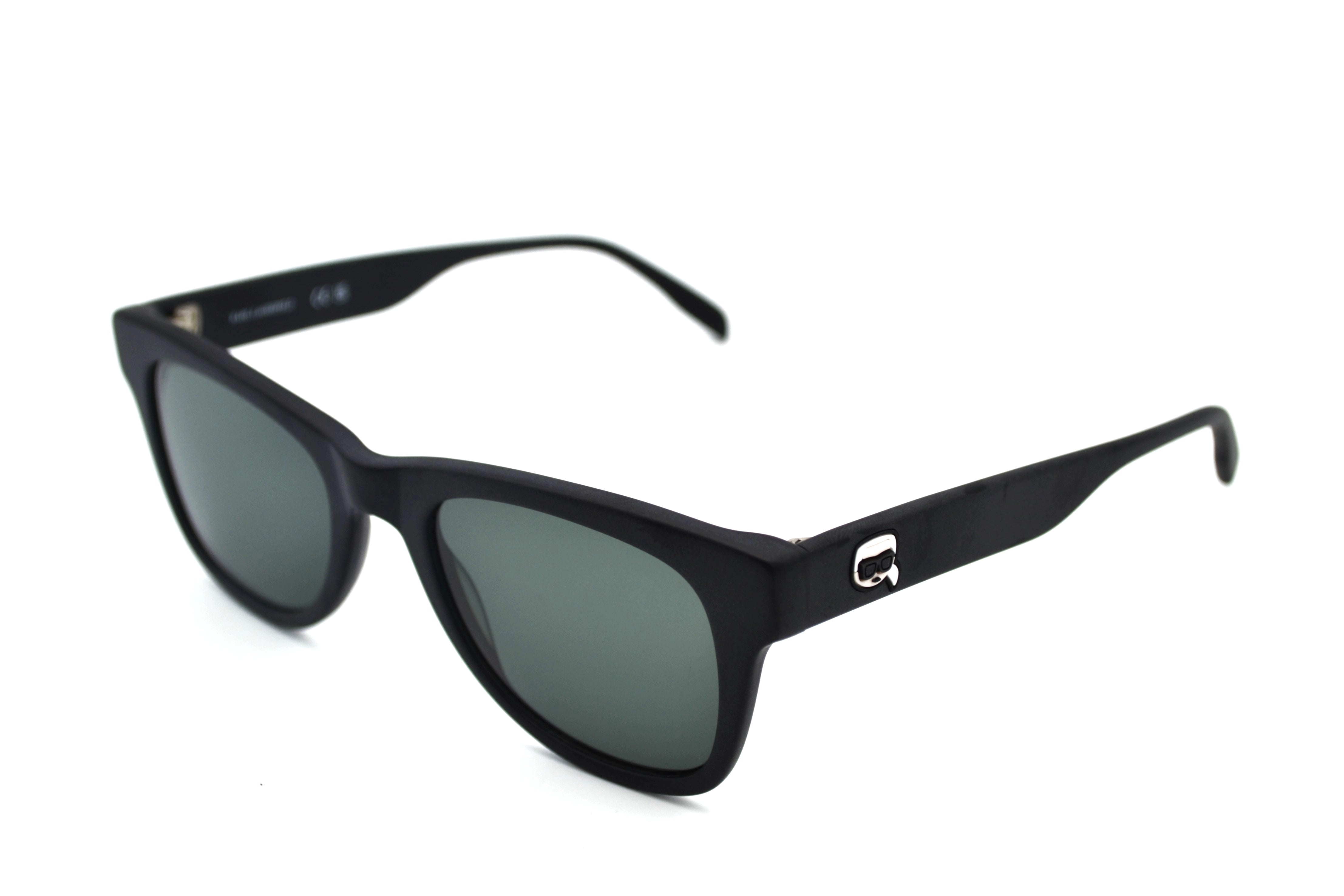 Karl Lagerfeld KL6006 001 Sunglasses - Black Acetate Design