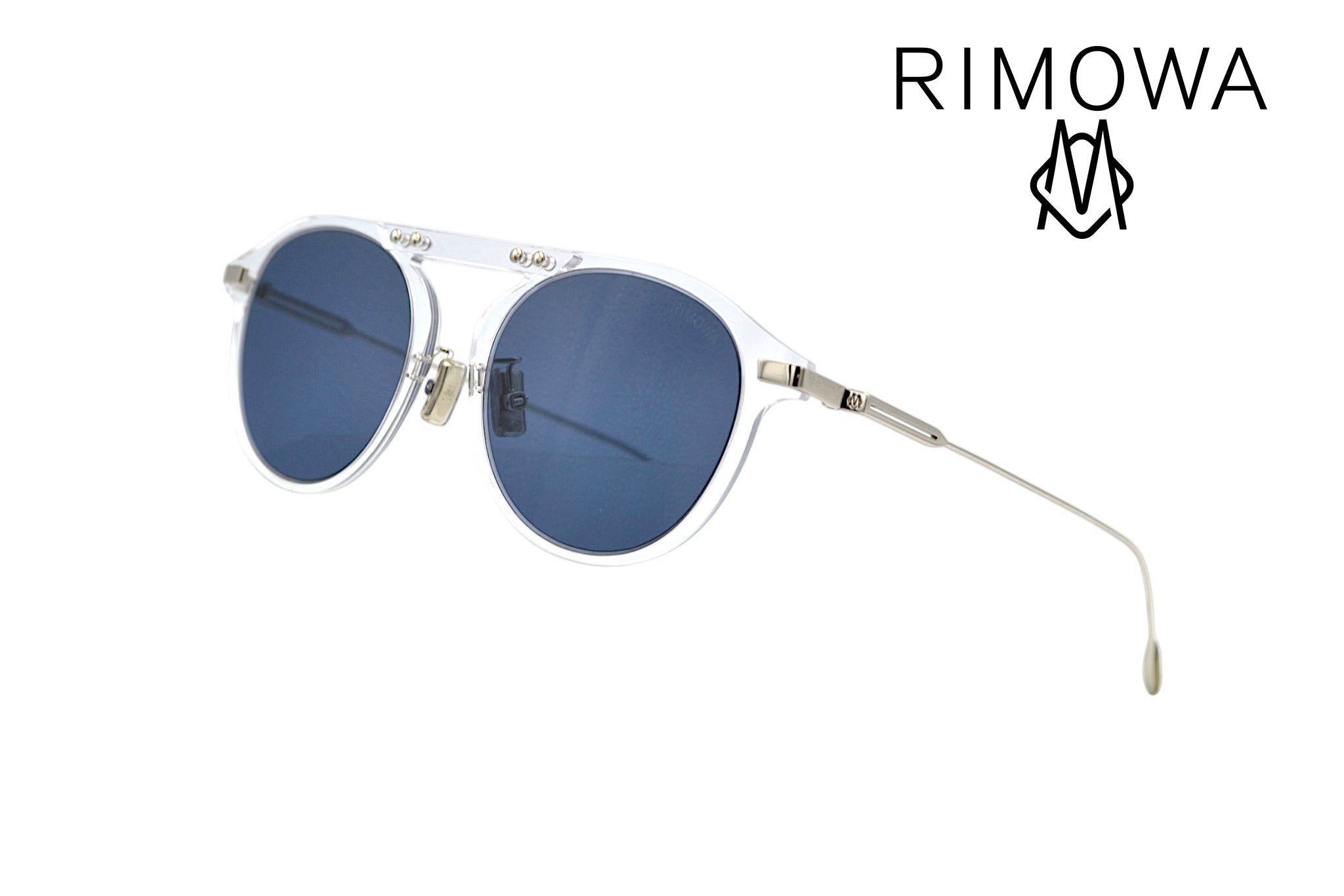 Gafas de sol RIMOWA RW40005U - Diseño redondo de metacrilato transparente, para hombre