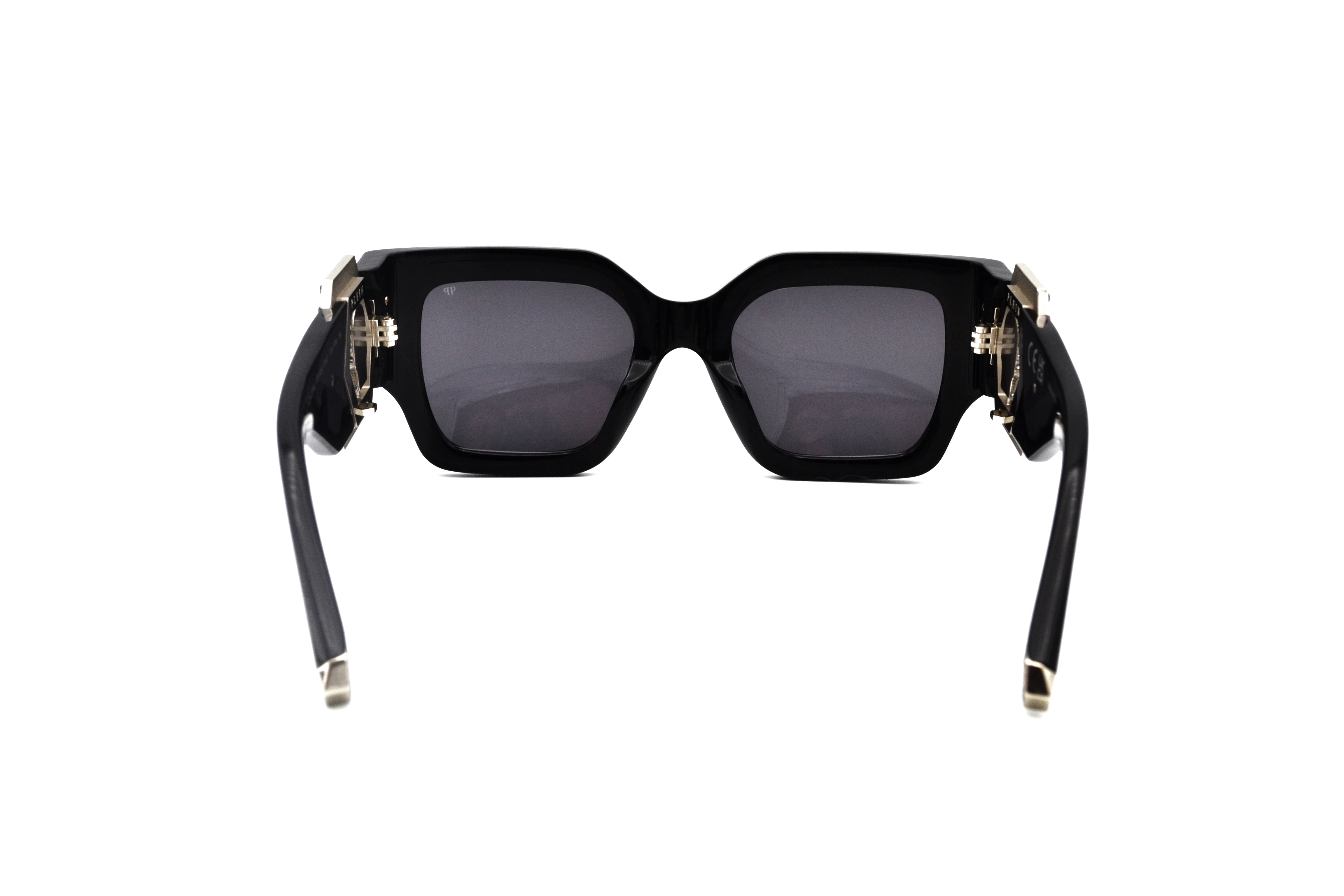 Gafas de sol Philipp Plein - Plein Jewel SPP103S, Exclusiva calavera con cristales, lote con bolso y pendiente para mujer