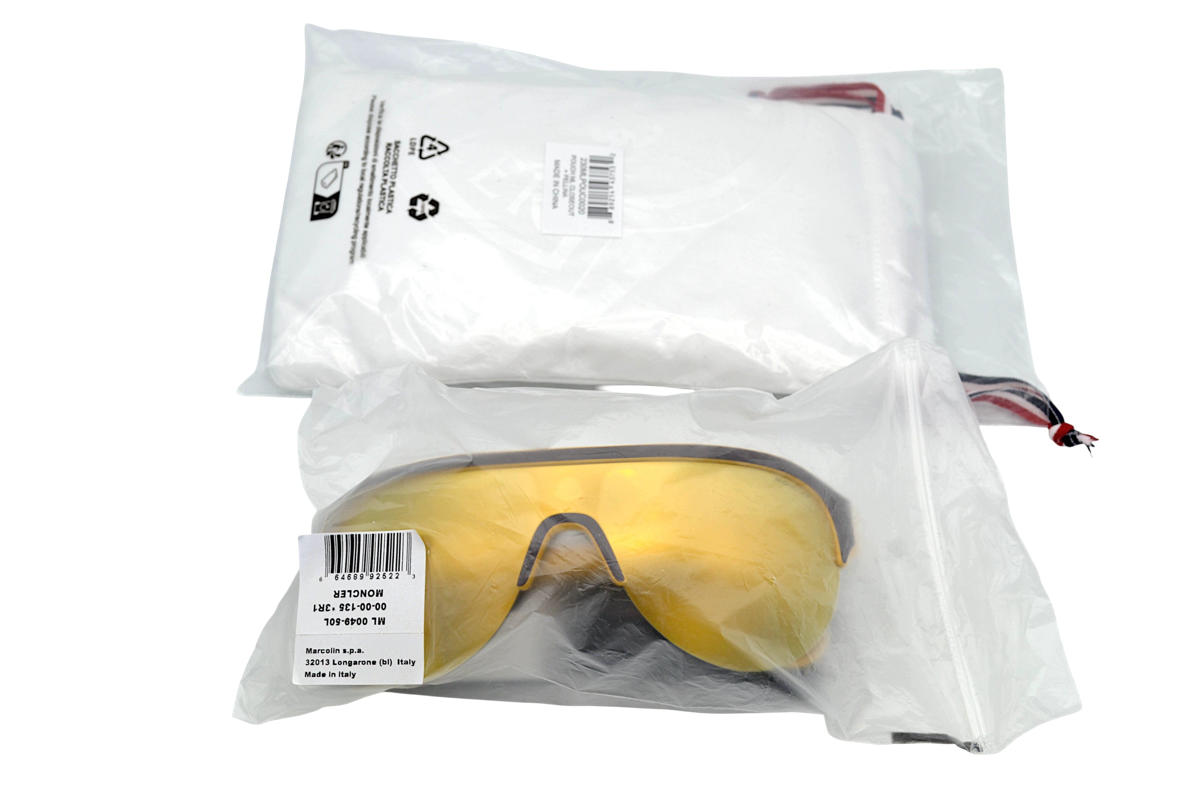 Moncler ML0049 50L Sunglasses - Interchangeable Lenses, Unisex Sports Glasses