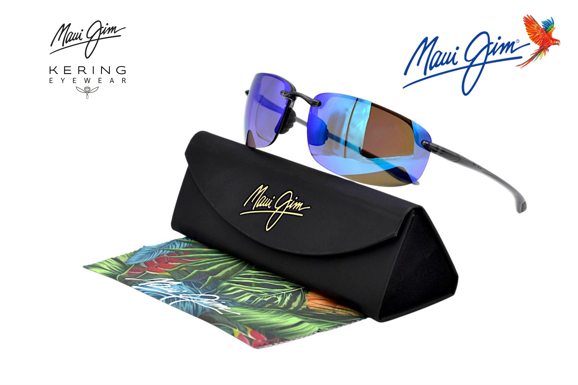 Gafas de sol MAUI JIM - Blue HO'OKIPA Lentes  POLARIZED PLUS 2 Technology - MJ0407S-004