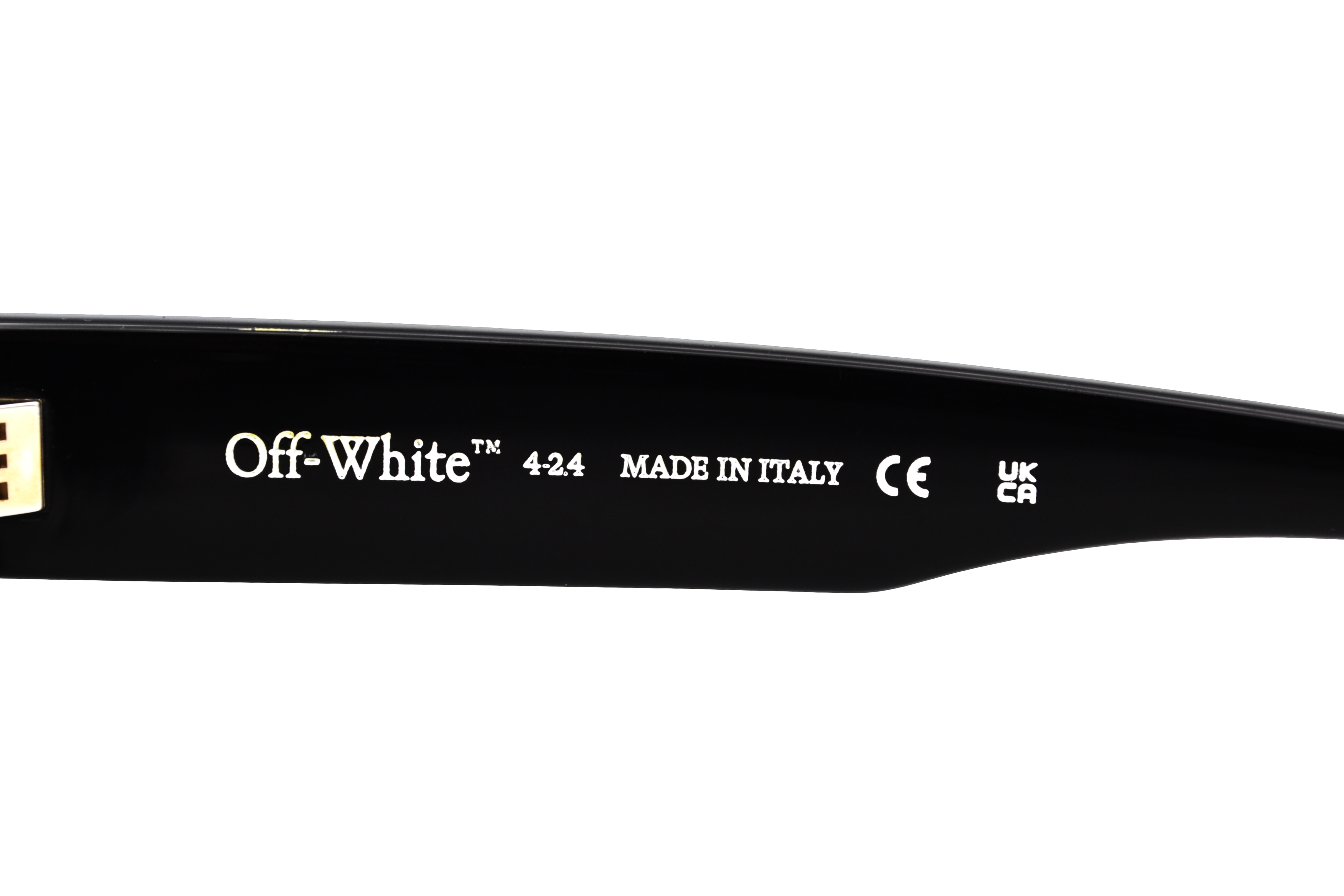 Gafas de sol Off White - VIRGIL OERI126L 7607 - Diseño de Acetato con lunares de metal, para mujer - unisex
