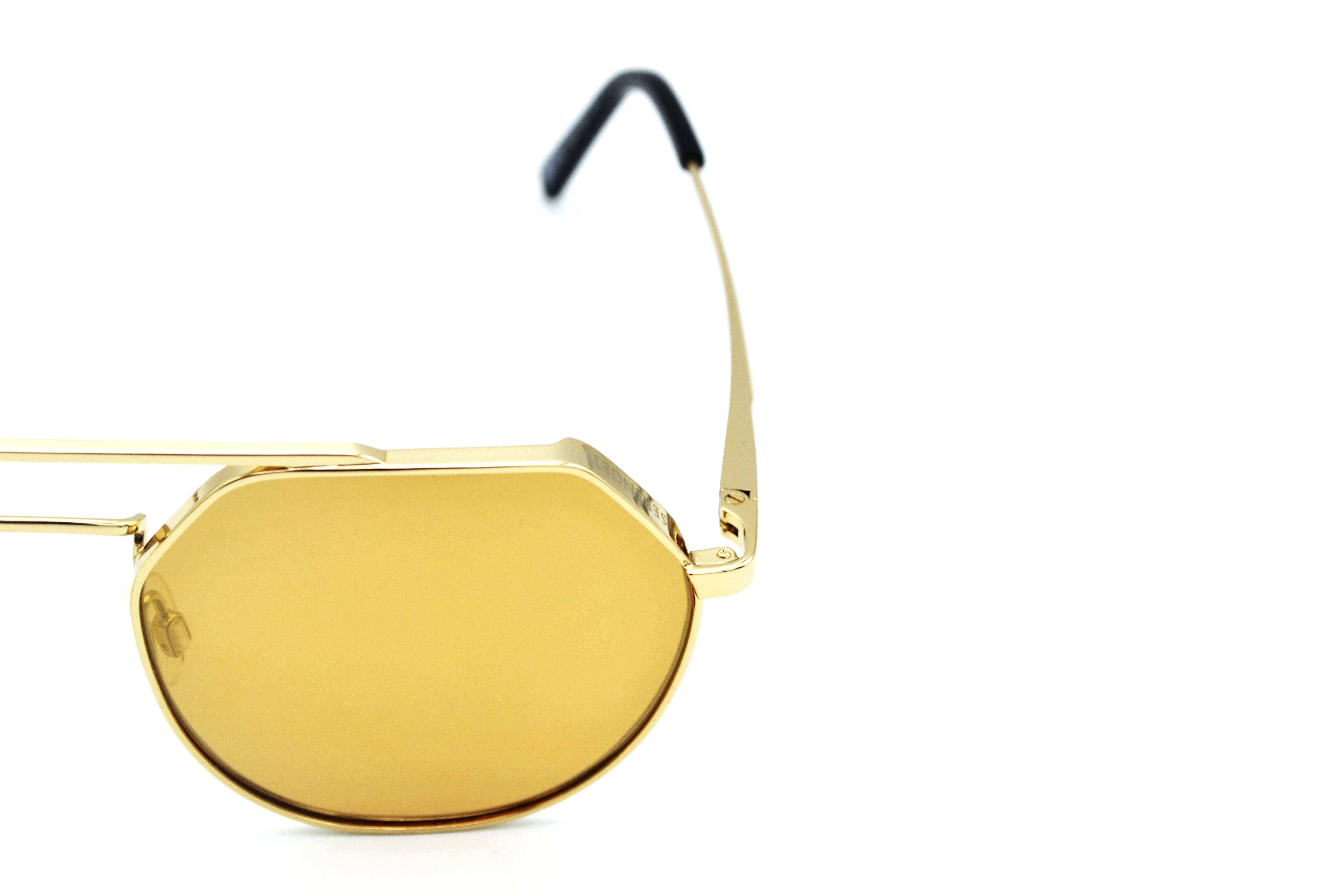 Gafas de sol Serengeti SHELBY SS533003 Diseño de metal dorado, unisex