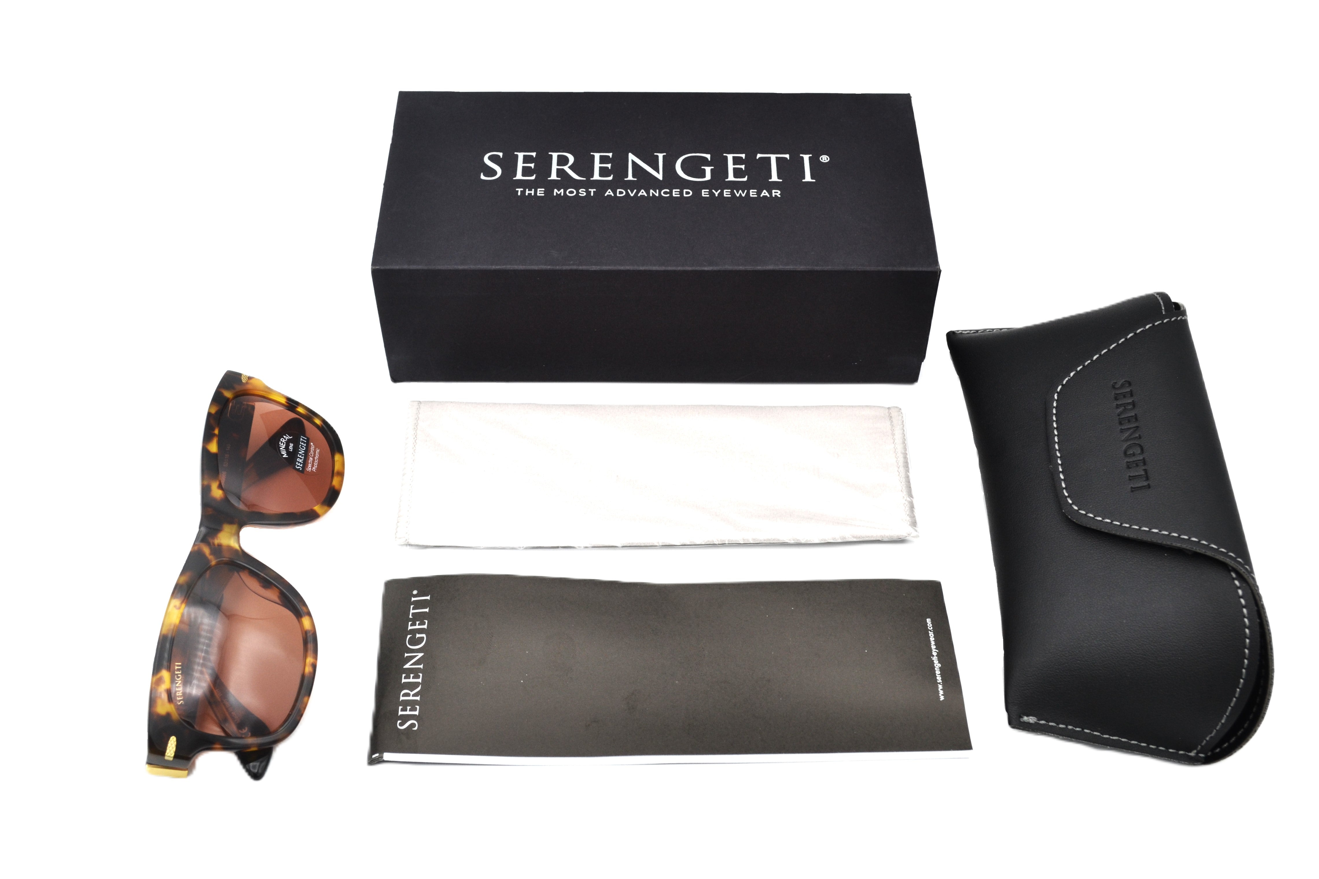 Gafas de sol Serengeti FOYT SS549006 Cristal mineral, diseño de acetato, para hombre