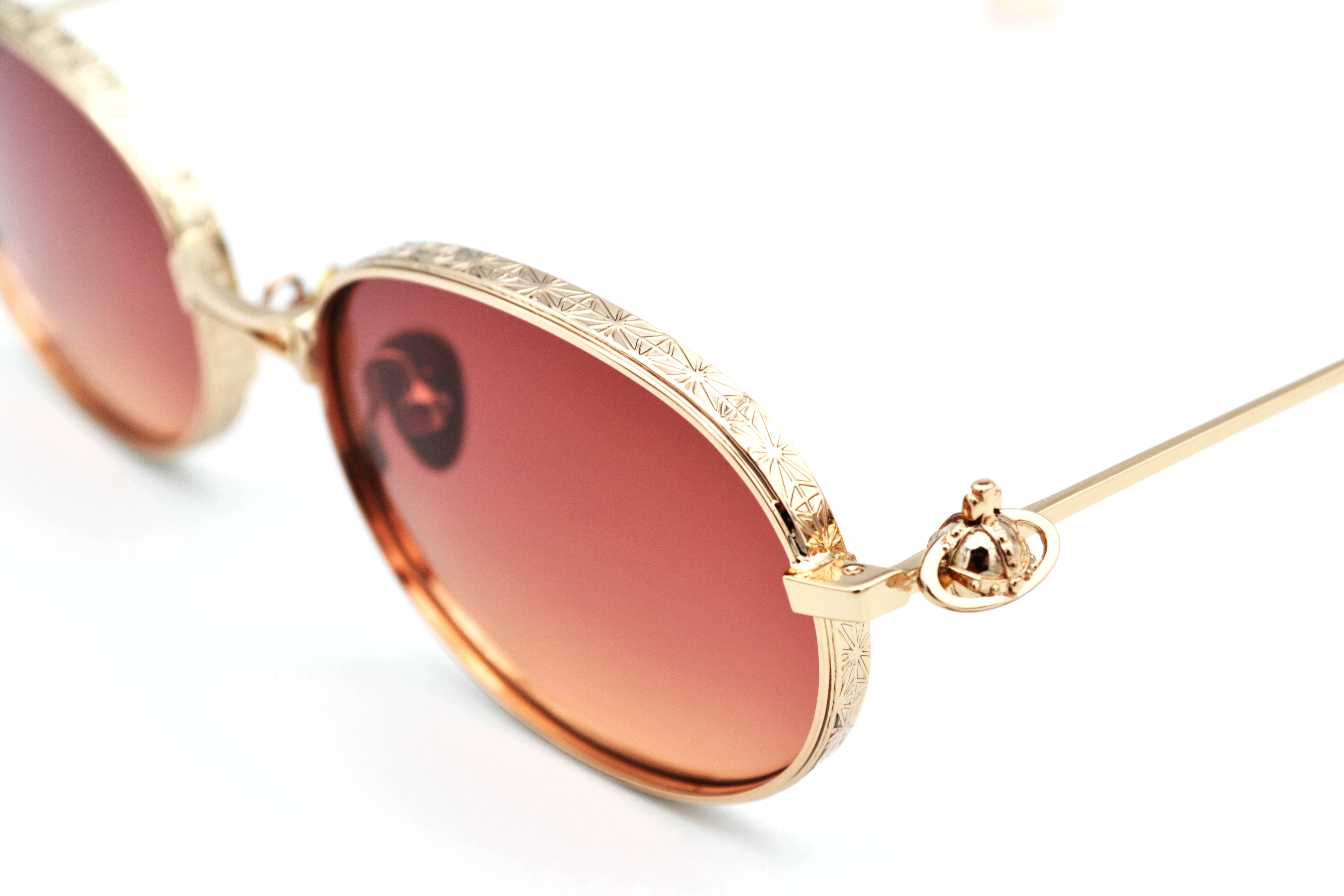 Gafas de sol Vivianne Westwood VW7022 457 - Exclusivo diseño de metal redondo para mujer