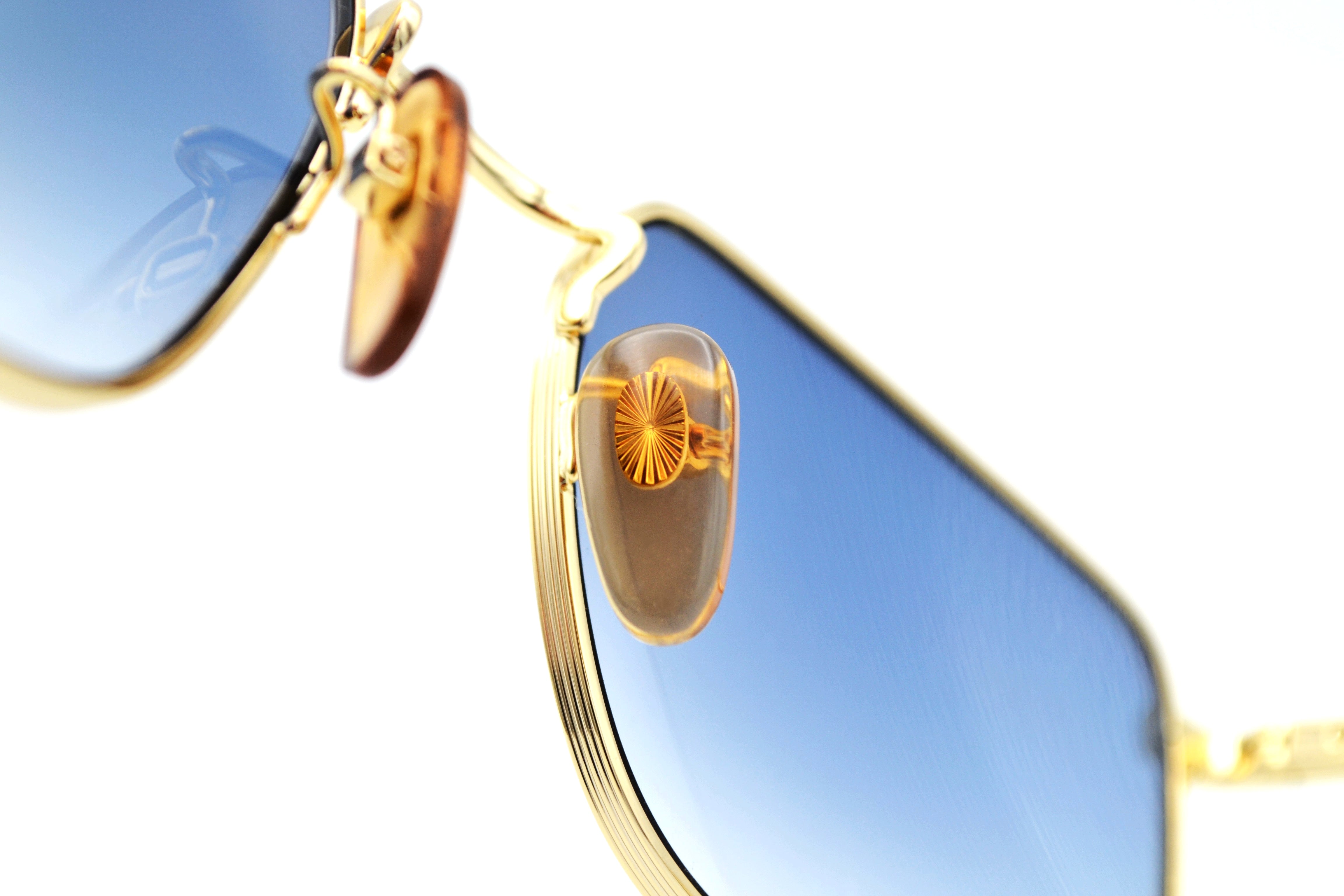 David Beckham DB1143S Sunglasses - Men's Rectangular Gold Metal Design