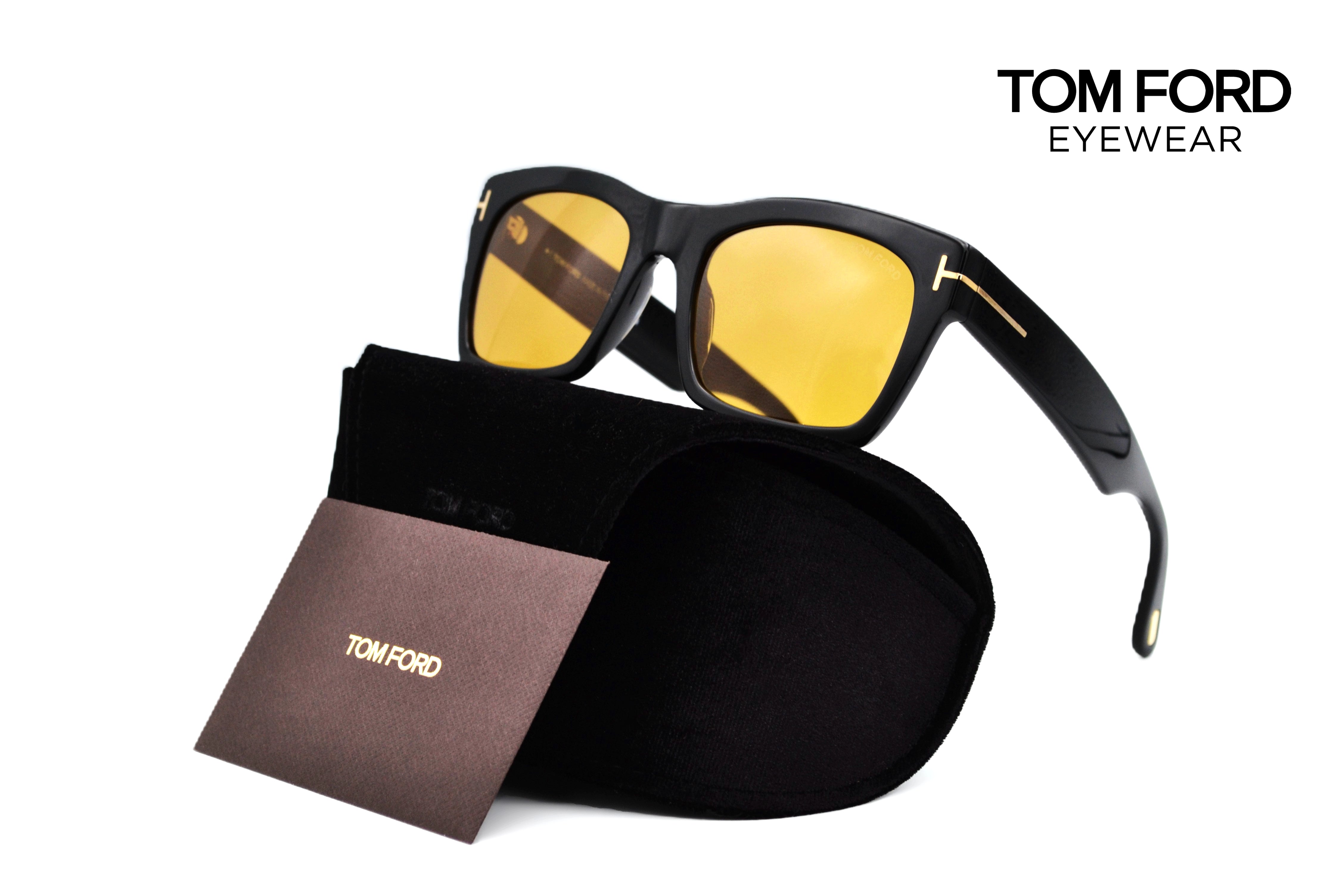 Gafas de sol Tom Ford NICO TF1062 01E - Diseño rectangular de acetato Ecológico