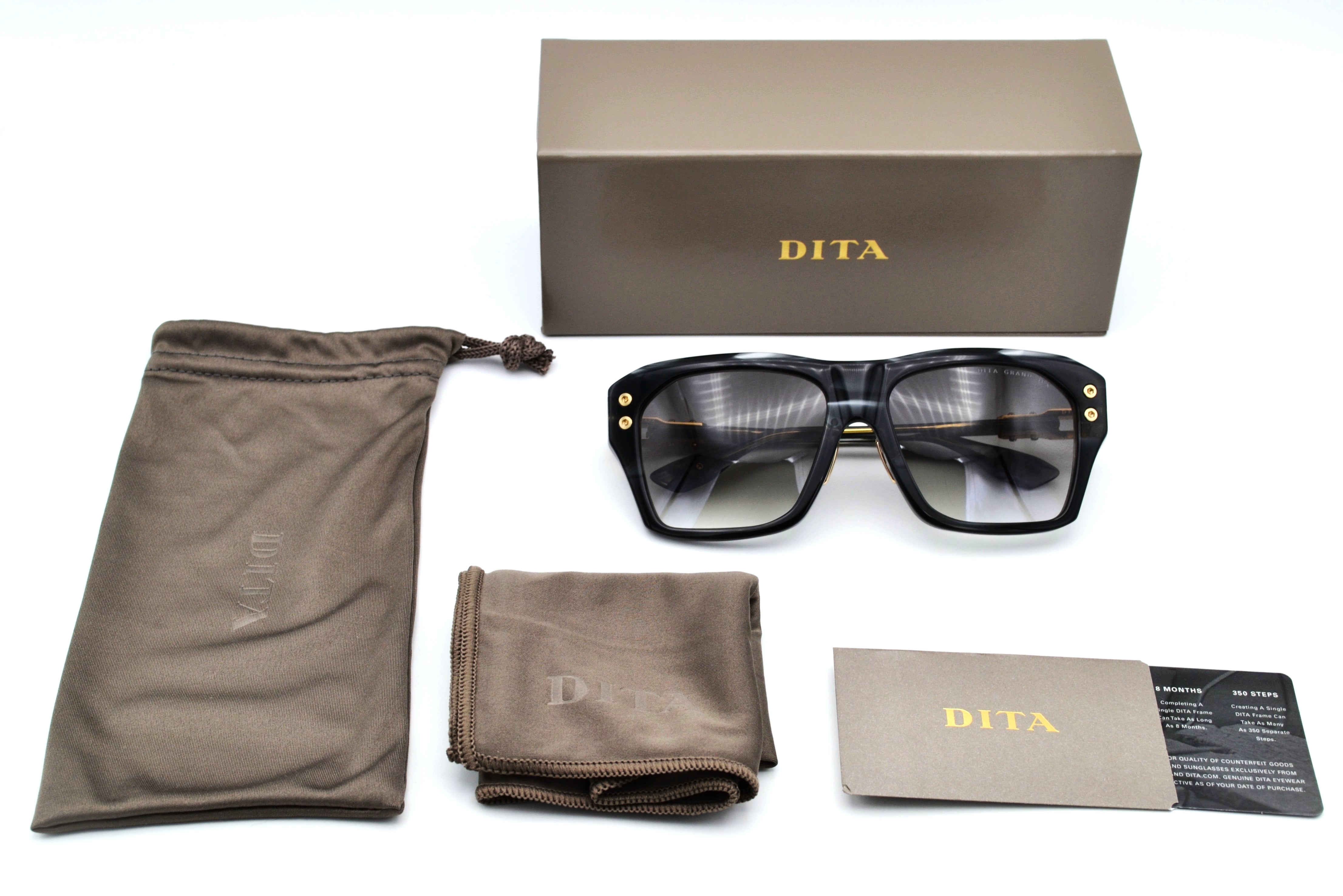 DITA Grand-Ax DTS 417-01A Sunglasses, Titanium Construction, Unisex