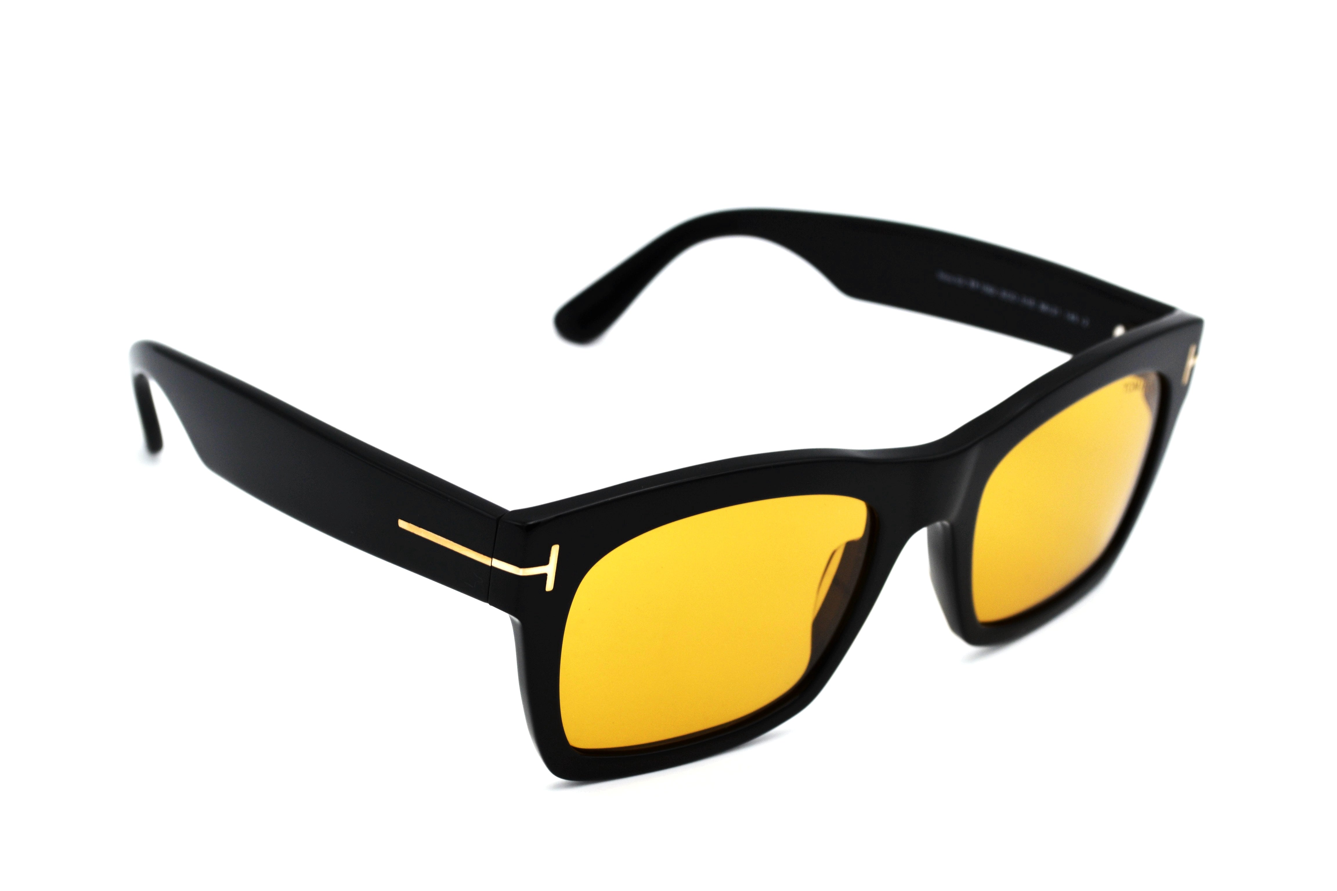Gafas de sol Tom Ford NICO TF1062 01E - Diseño rectangular de acetato Ecológico