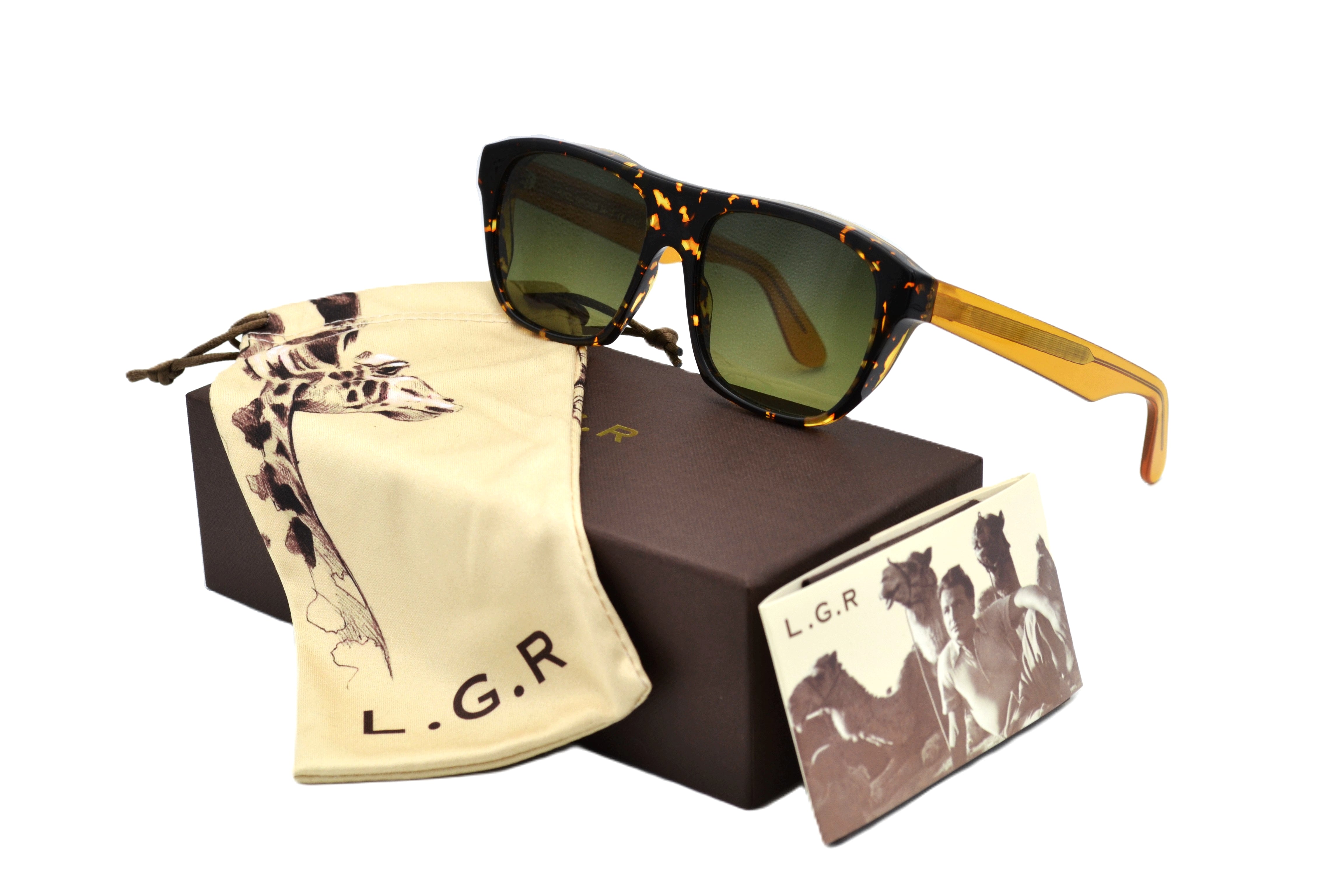 Gafas de sol L.G.R. TRIPOLI EXPLORER  Diseño de acetato - fabricado a mano en Italia - Unisex