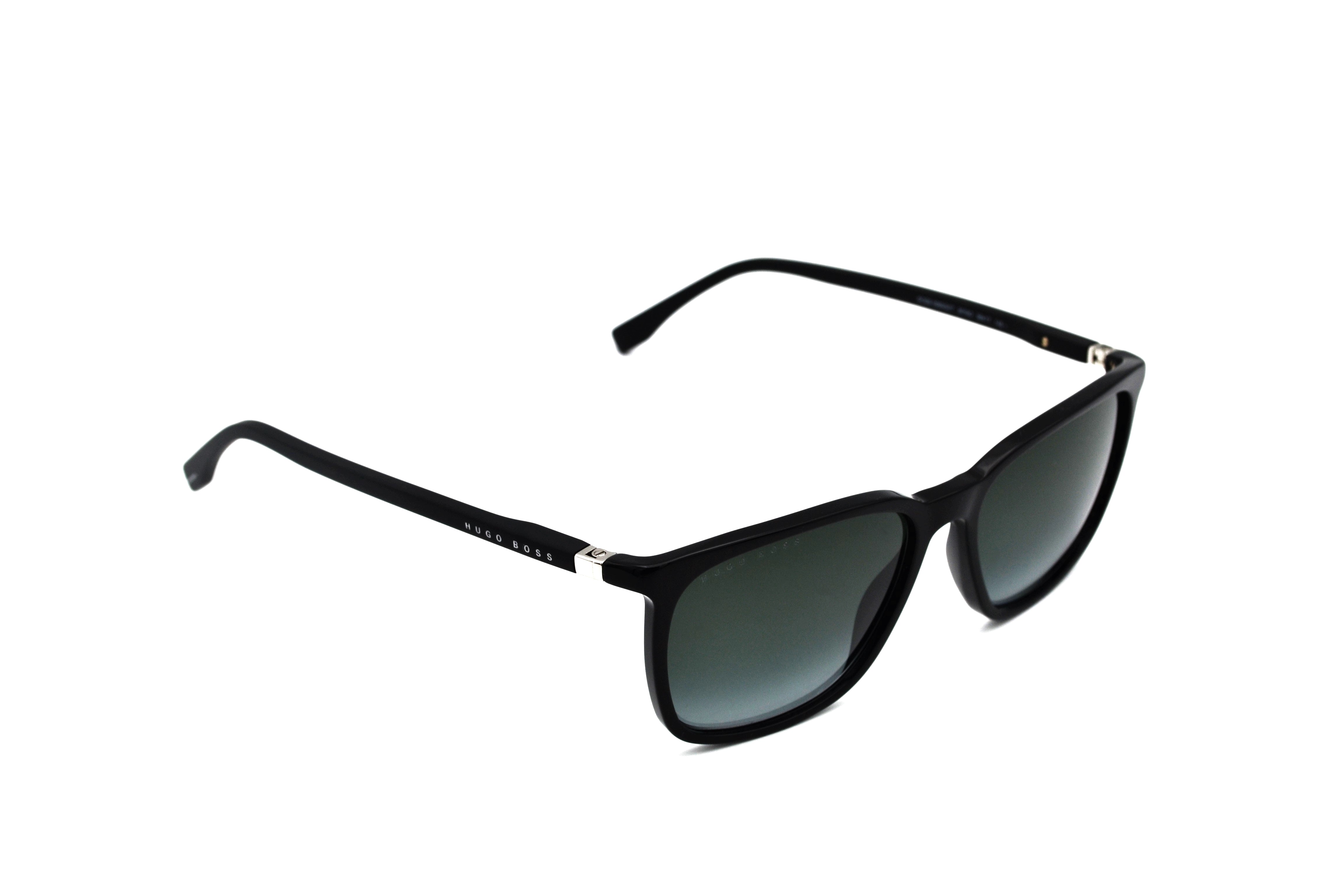 Gafas de sol Hugo Boss 0959SIT Fabricado en Italia - Diseño rectangular de acetato negro