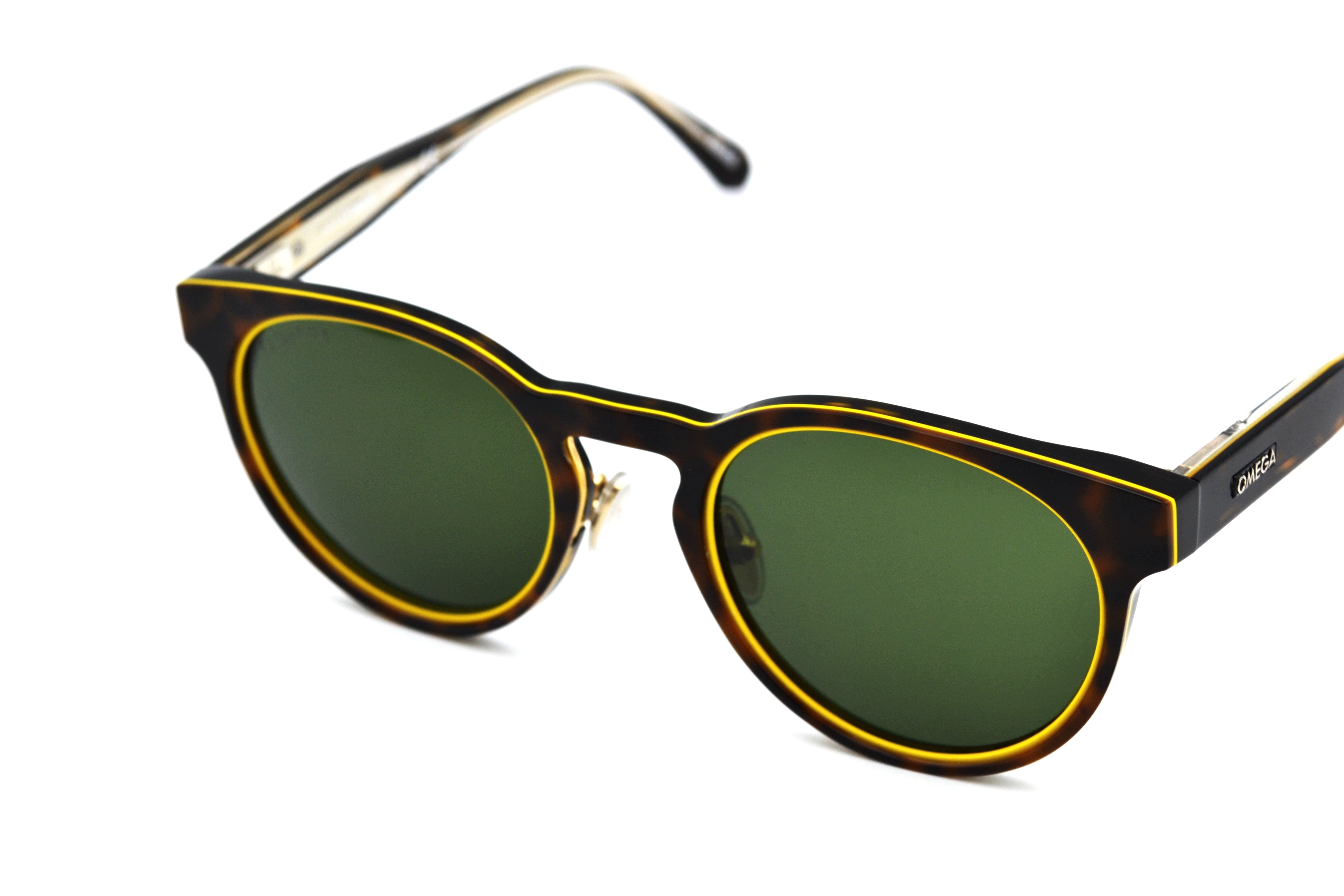 Omega Ω OM0020H 52N Sunglasses - Rectangular Design in Eco-Friendly Acetate