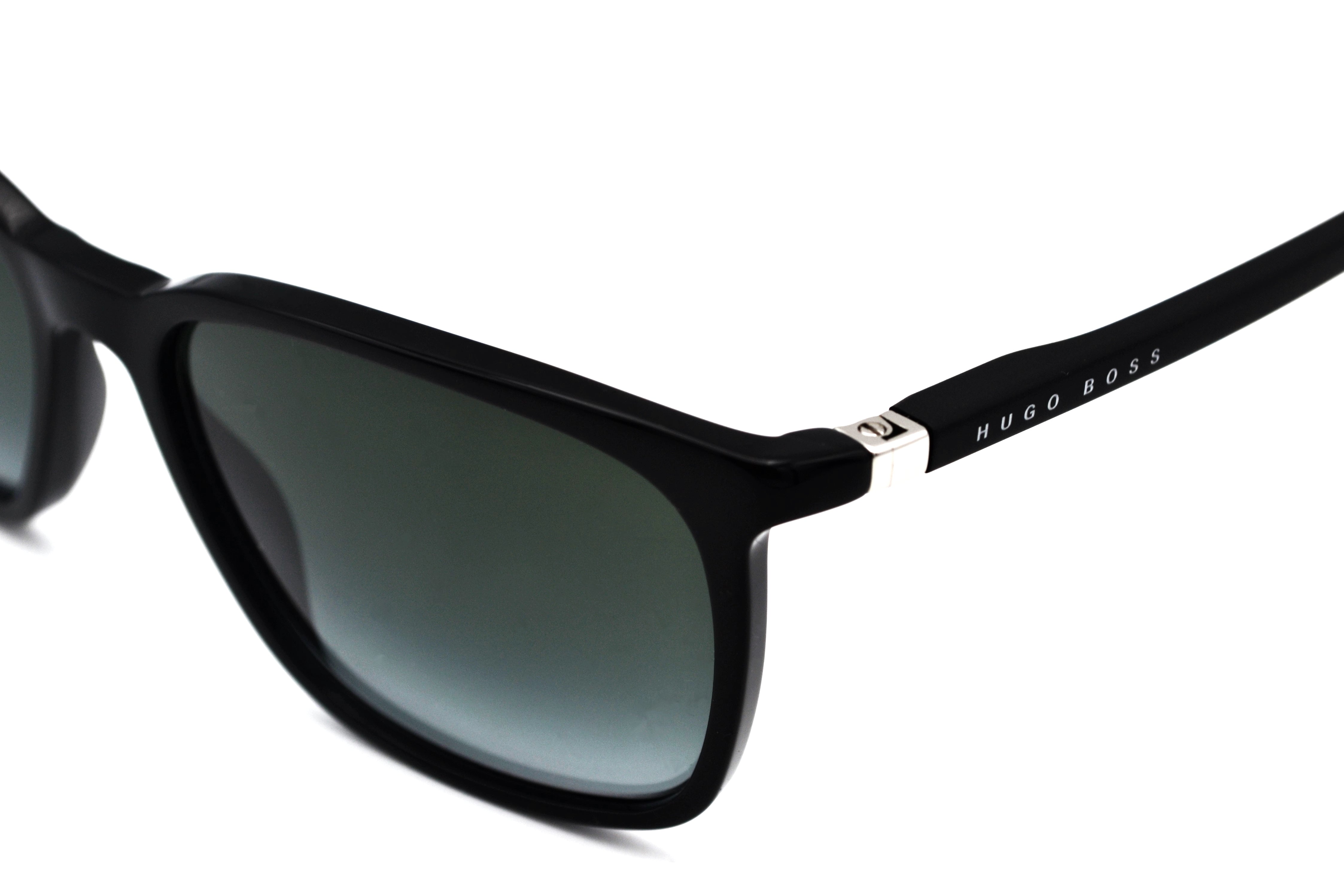 Gafas de sol Hugo Boss 0959SIT Fabricado en Italia - Diseño rectangular de acetato negro