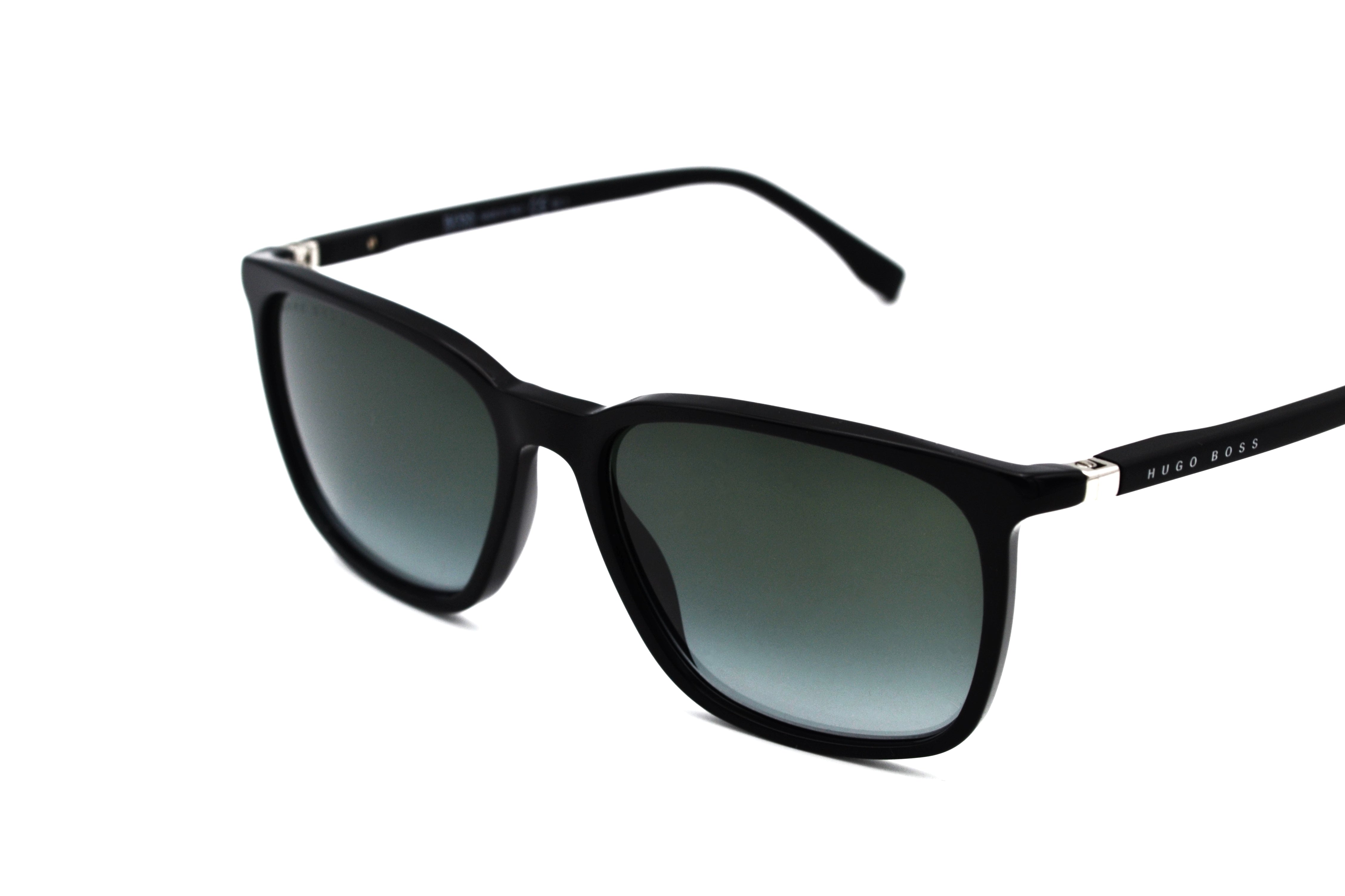 Gafas de sol Hugo Boss 0959SIT Fabricado en Italia - Diseño rectangular de acetato negro