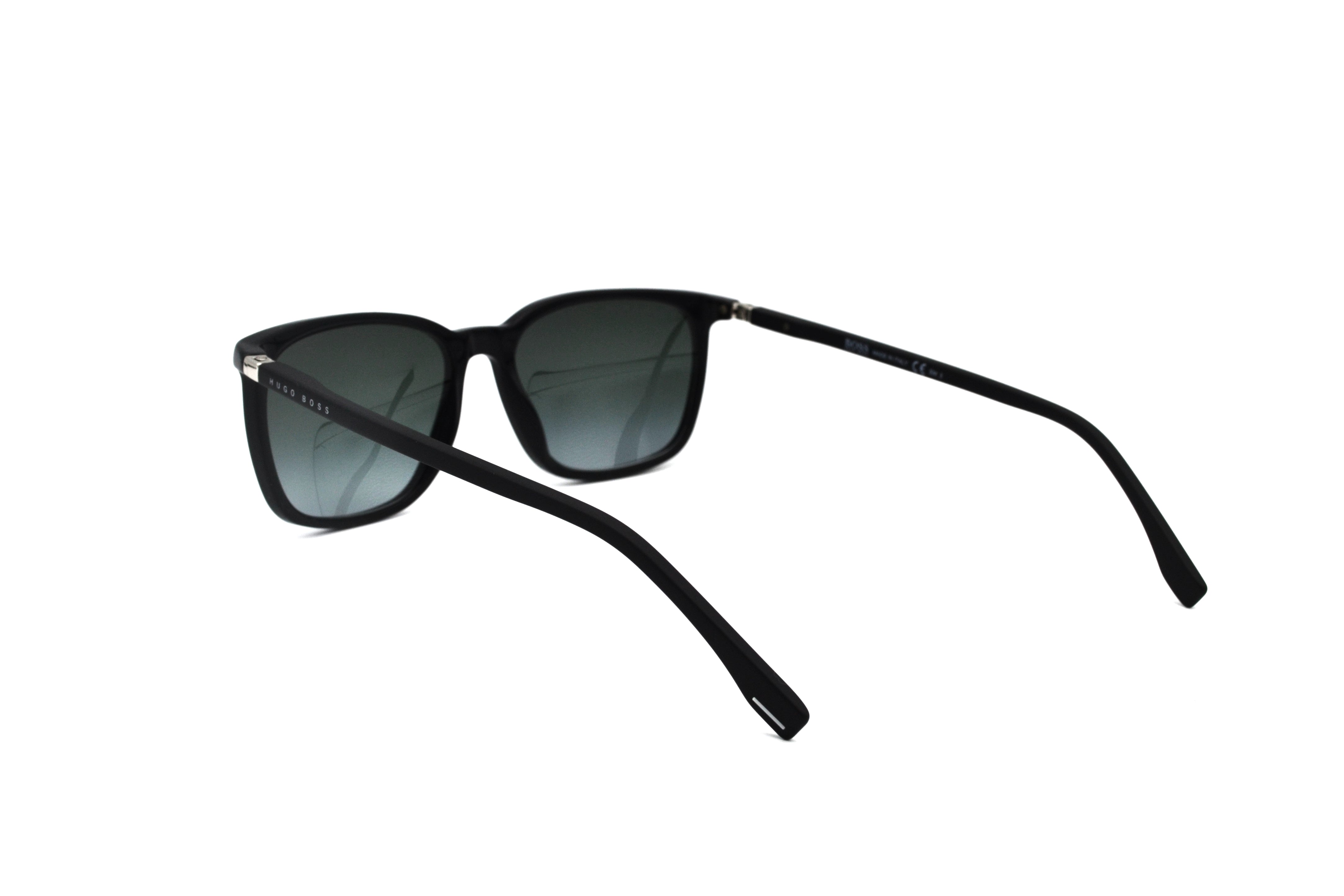 Gafas de sol Hugo Boss 0959SIT Fabricado en Italia - Diseño rectangular de acetato negro