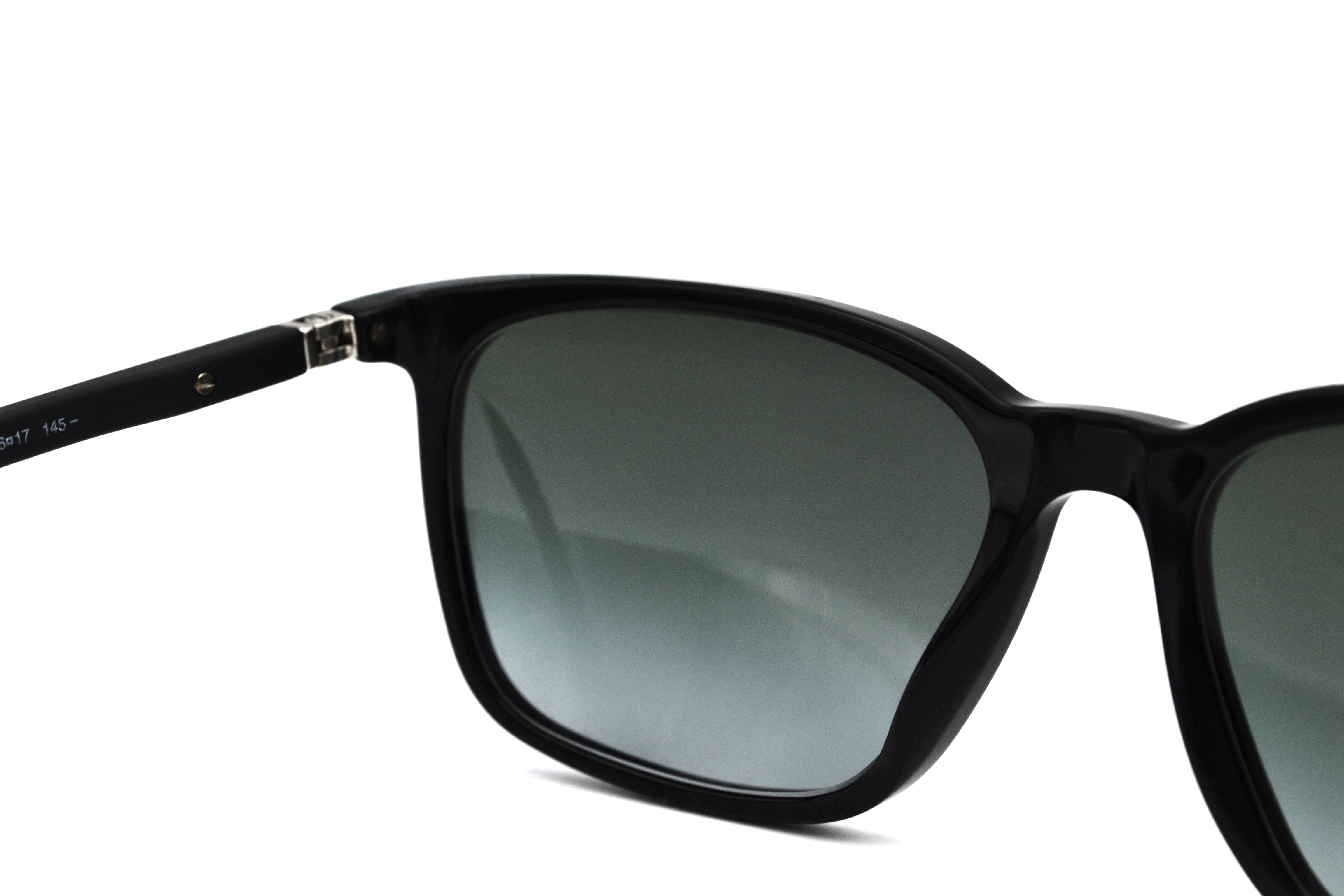 Gafas de sol Hugo Boss 0959SIT Fabricado en Italia - Diseño rectangular de acetato negro