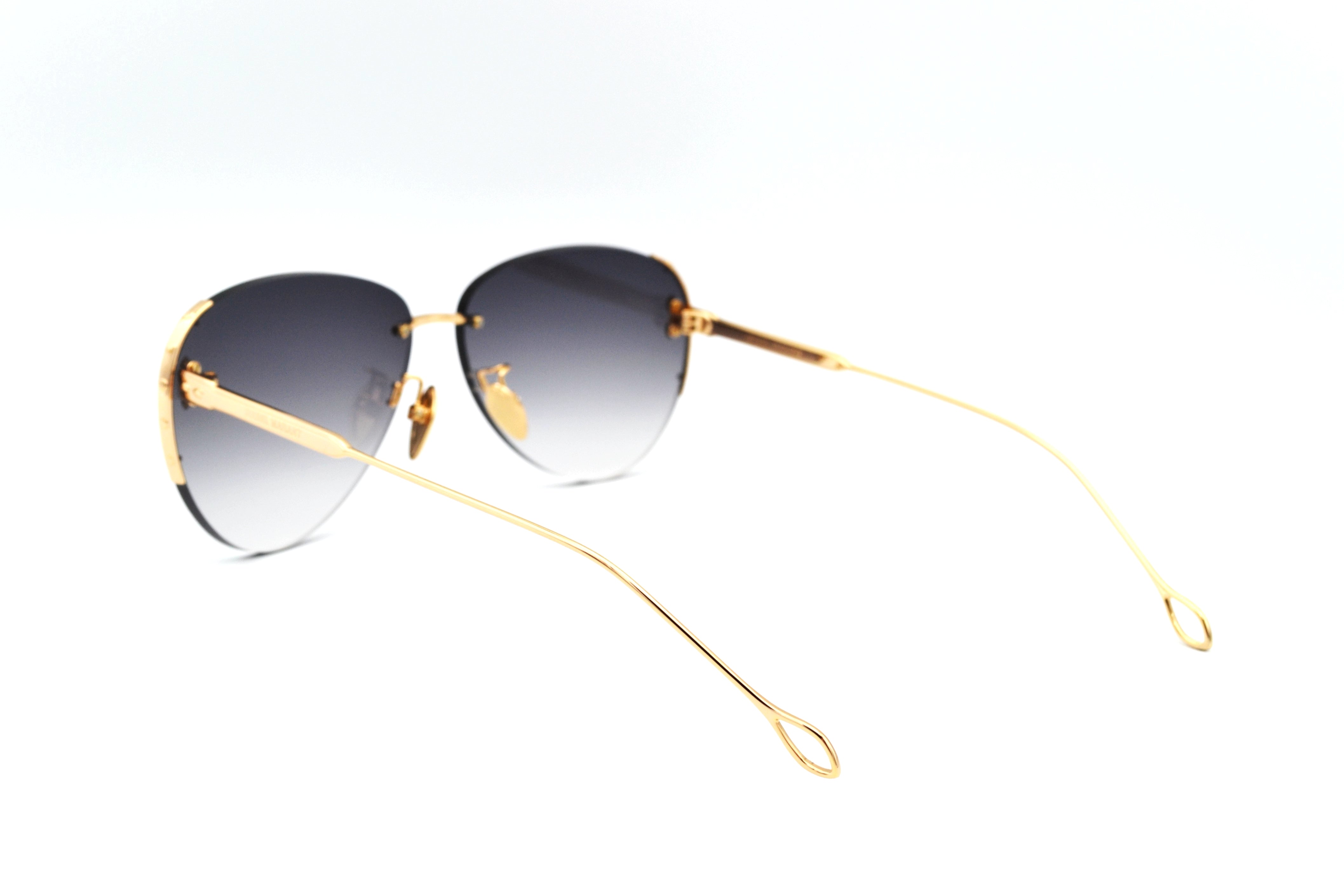 Gafas de sol Isabel Marant Diseño elegante de aviador dorado, para mujer