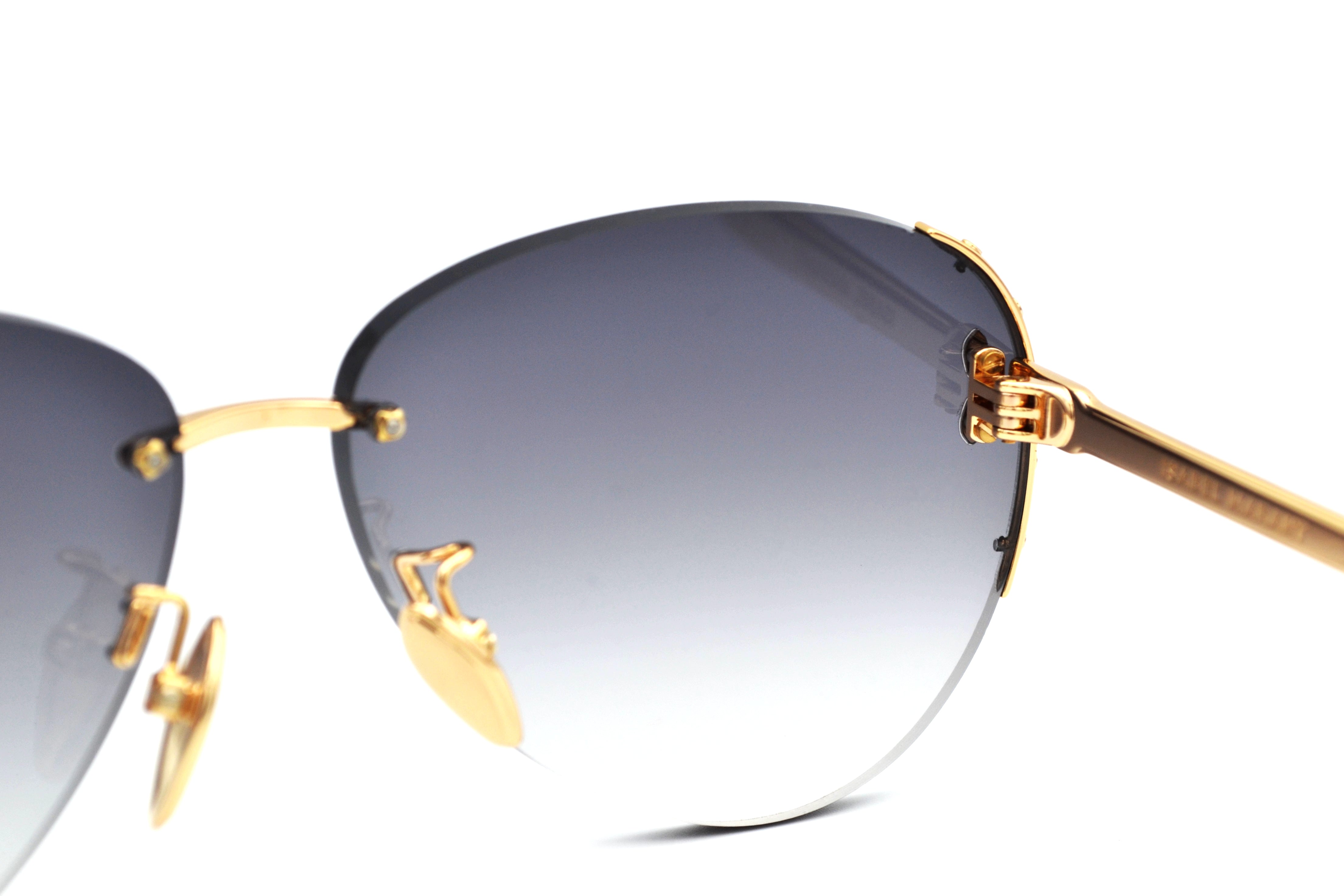 Gafas de sol Isabel Marant Diseño elegante de aviador dorado, para mujer