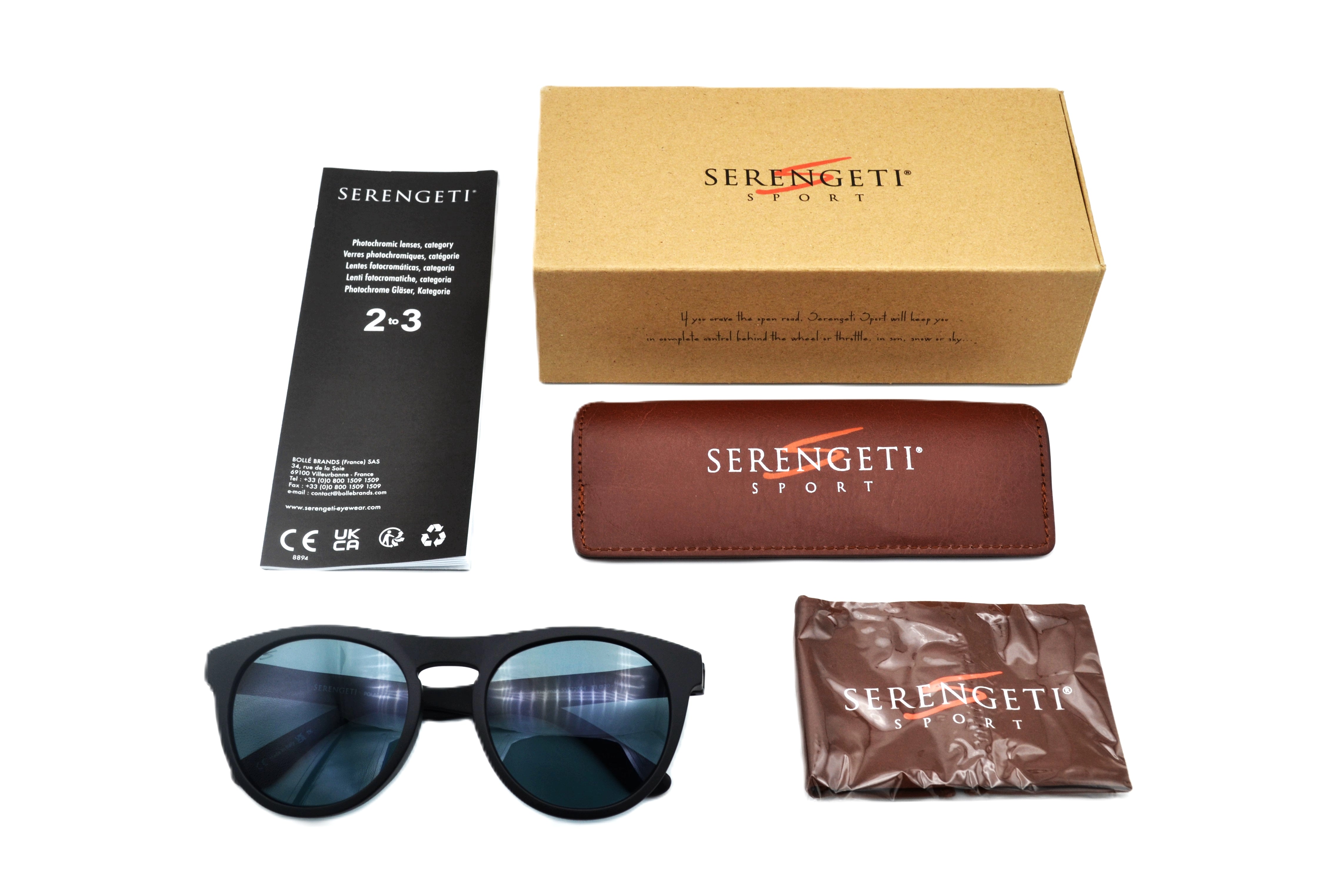 Gafas de sol Serengeti Kingman SS5722004 Diseño de acetato unisex