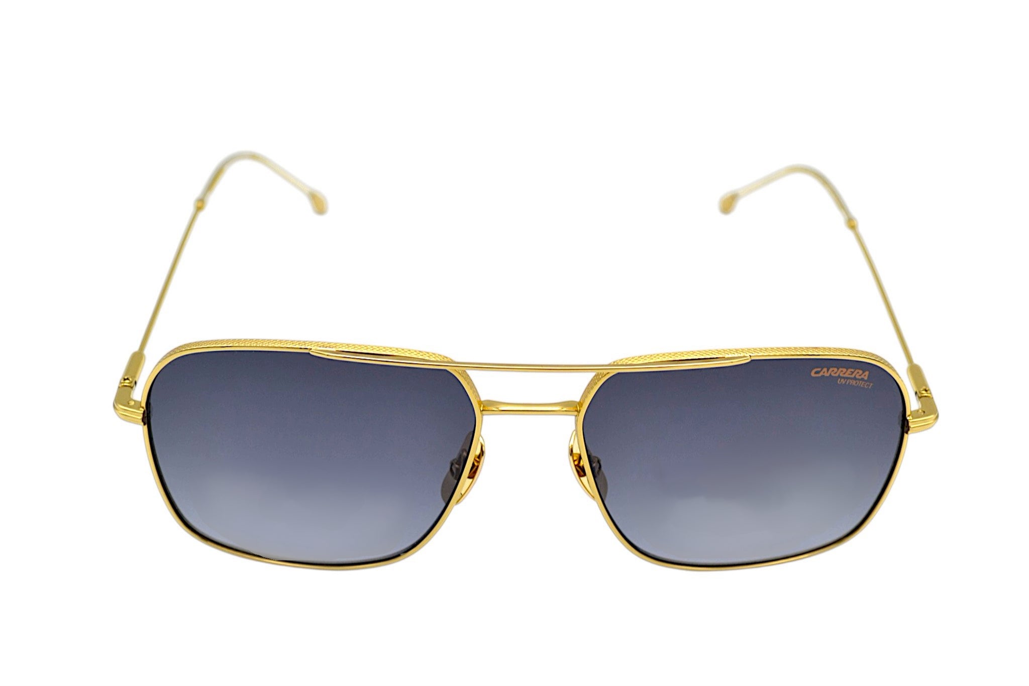 Gafas de sol CARRERA para hombre, con cuero rectangular metal dorado 247S 2F7
