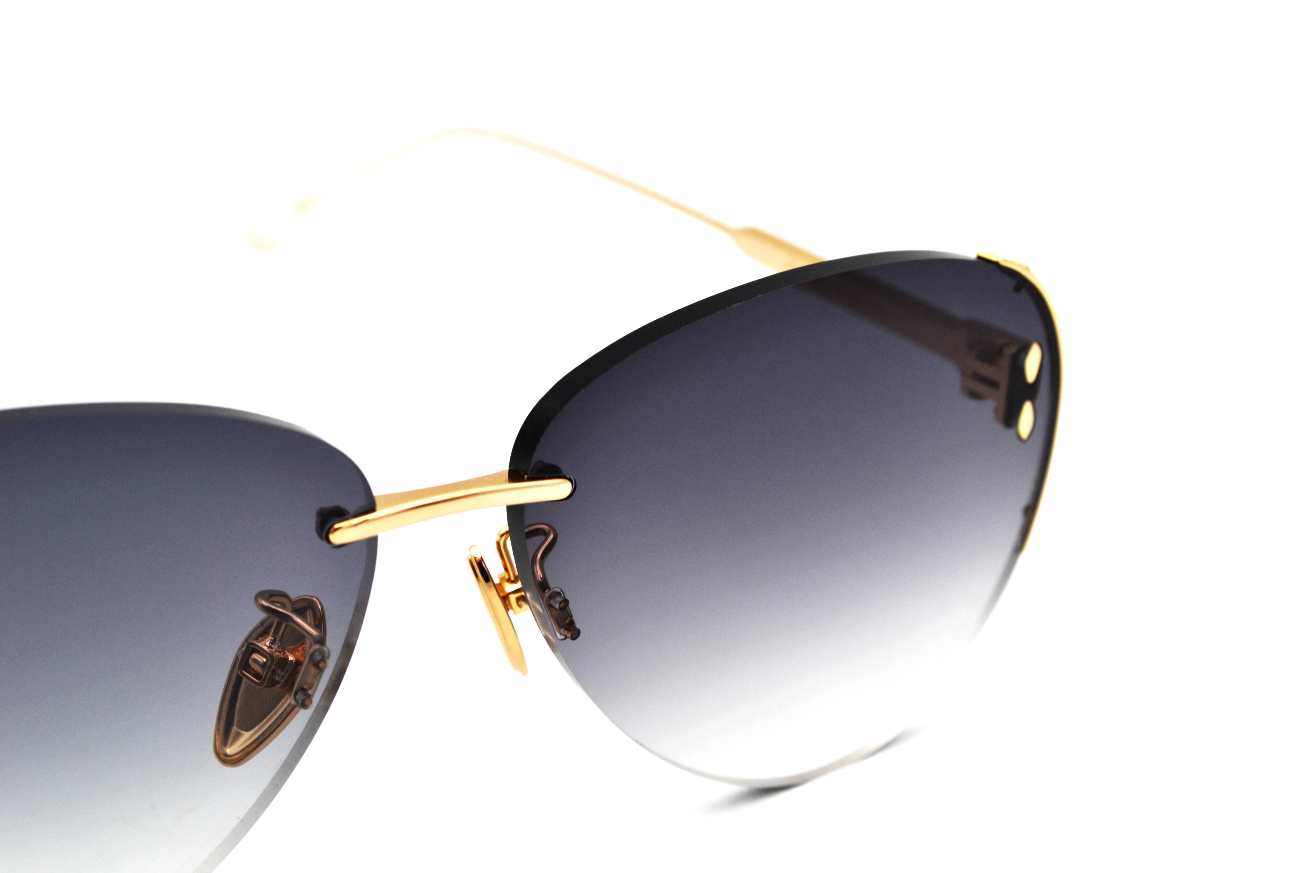 Gafas de sol Isabel Marant Diseño elegante de aviador dorado, para mujer