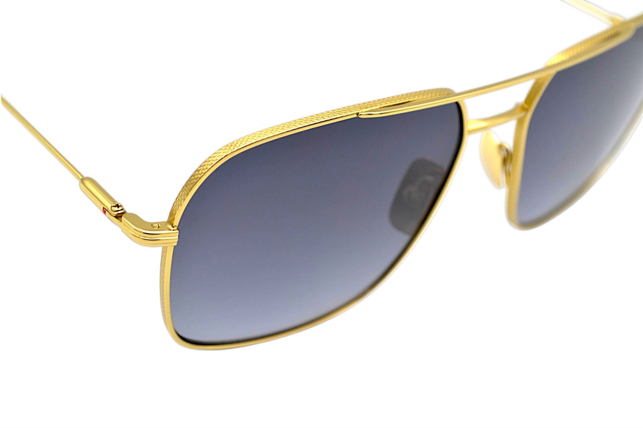 Gafas de sol CARRERA para hombre, con cuero rectangular metal dorado 247S 2F7
